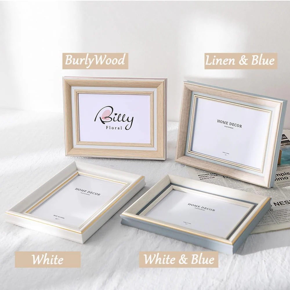 FALAZAR A4 Flax Blue Picture Frames Wall & Tabletop Decor for Photos 2 Pack NEW - Image 5