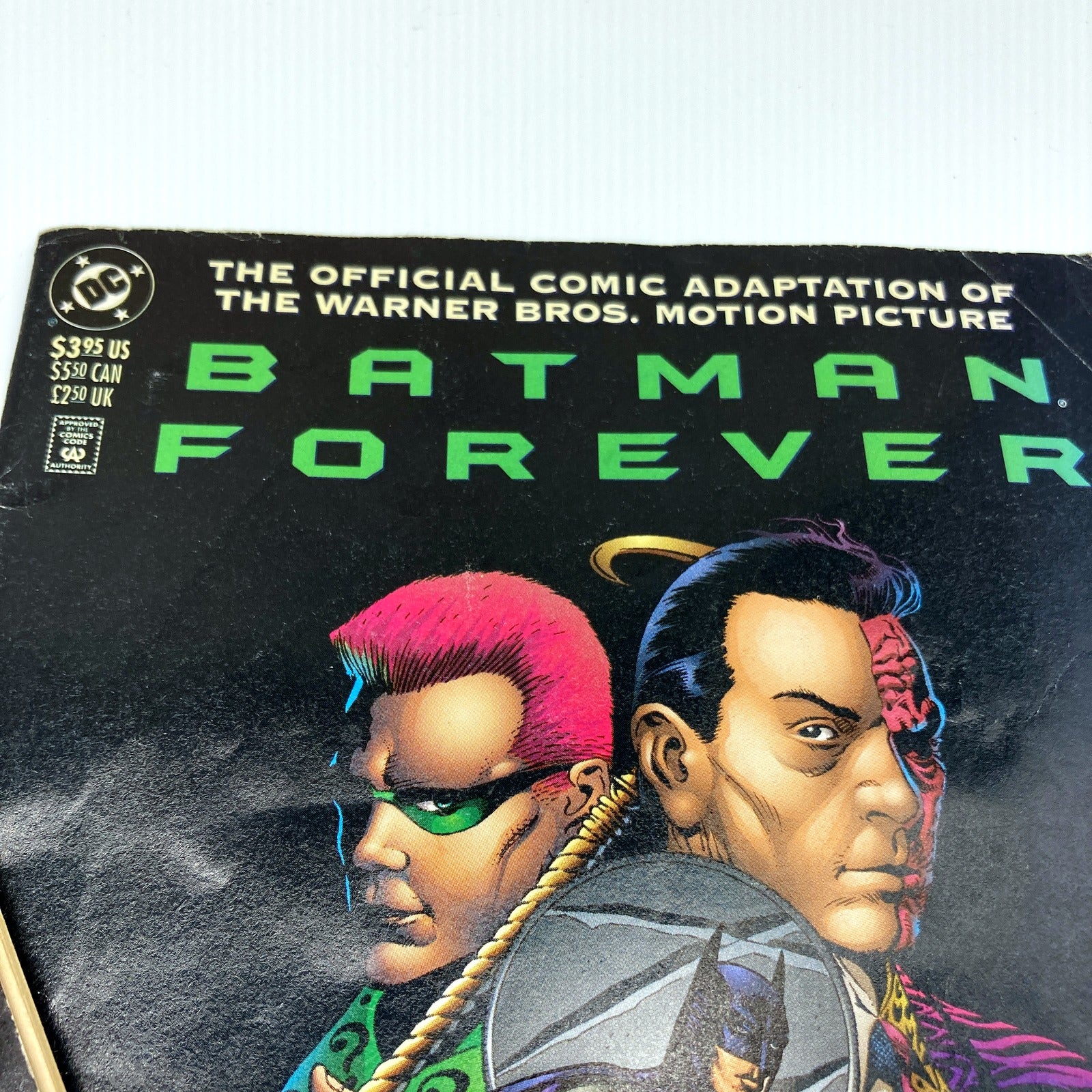 VINTAGE DC Comics Batman Forever Comic Book Collectible 1995 & 1993 - Image 4