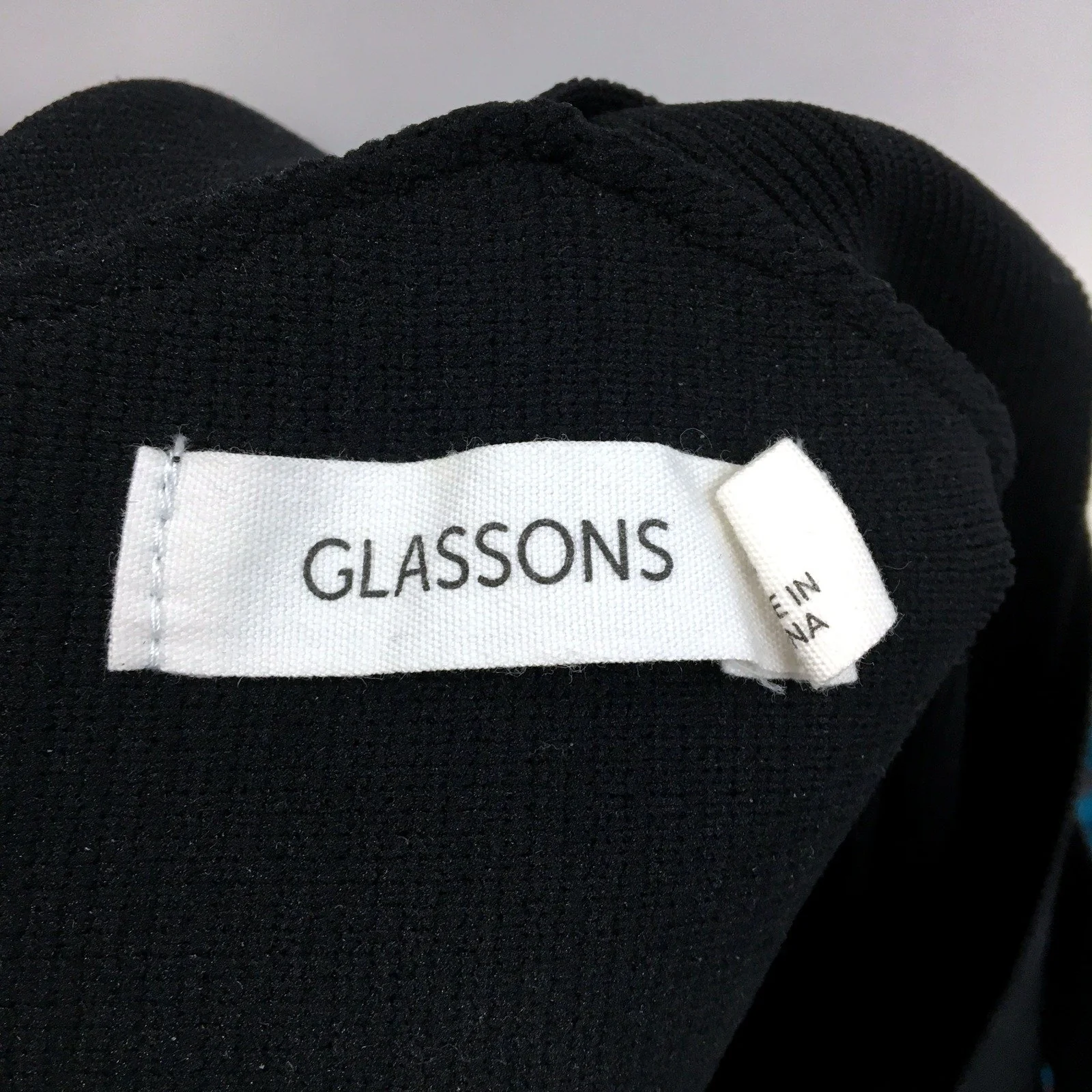 Glassons Womens Pullover Vest Tank Top Sleeveless Crossover Black Size L - Image 3