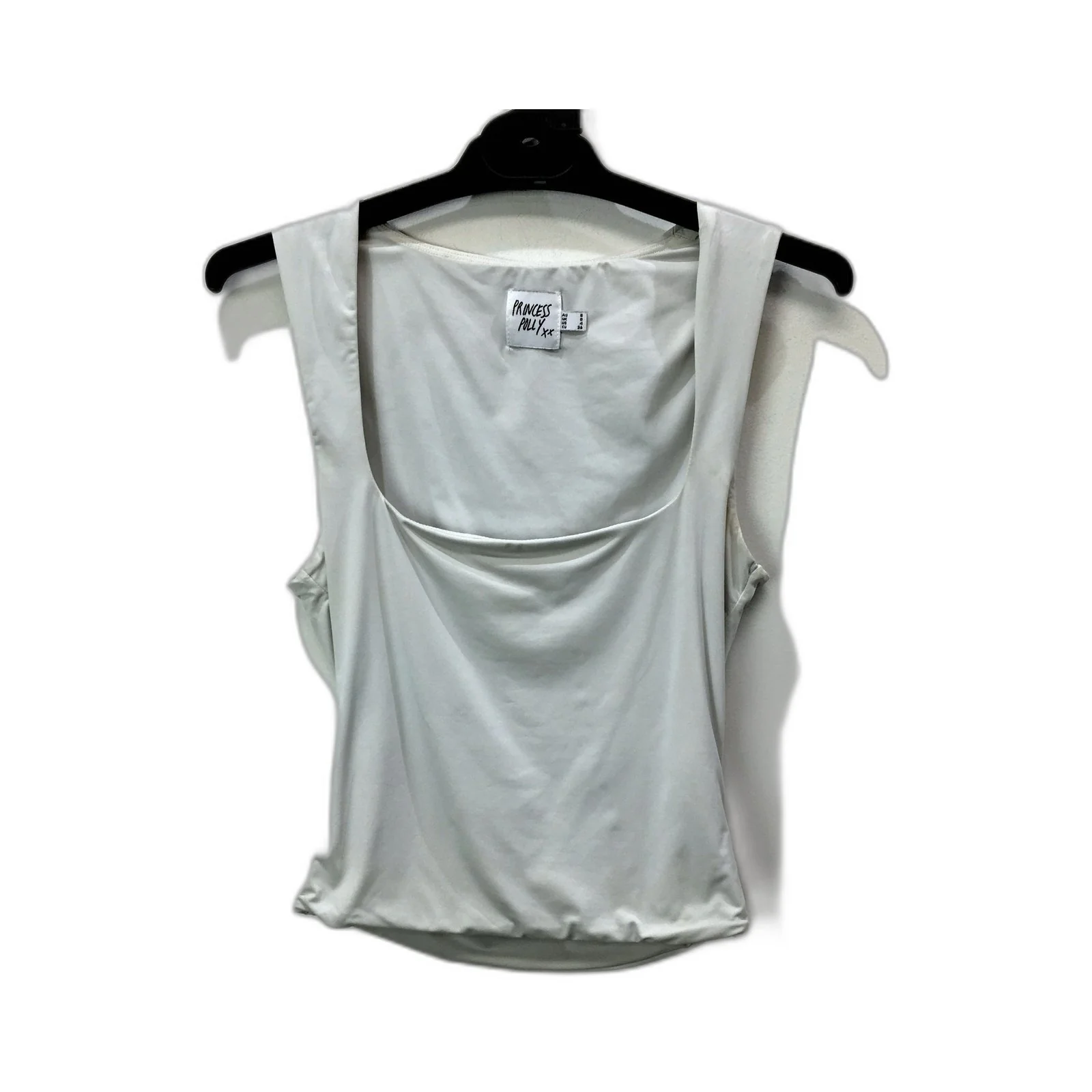 Princess Polly Womens Gray Sleeveless Recycled Nylon Tank Top by Size 8