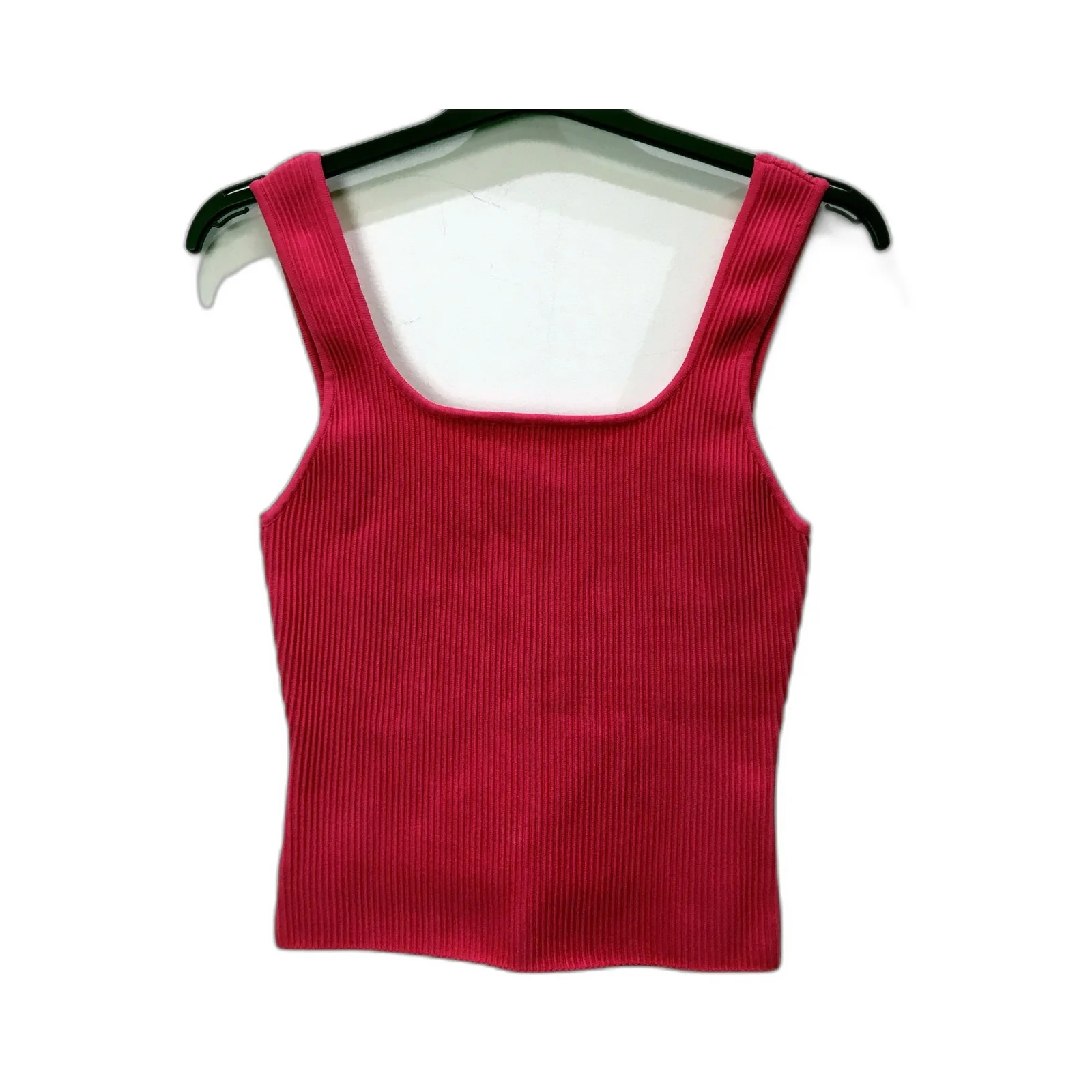 ed.it.ed Womens Ribbed Tank Top in Bright Pink, Size 12 - Image 2