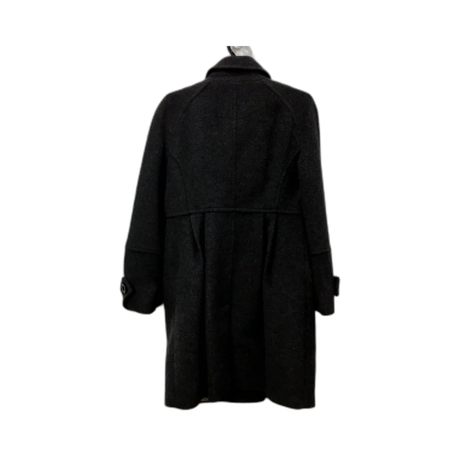 Roberto Verino Womens Black Wool Coat - Warm & Comfortable Size 12 - Image 2