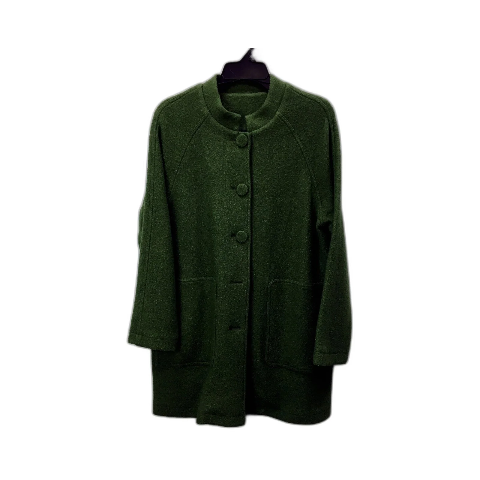 Regatta Womens Warm Wool Coat in Green - Comfortable & Stylish Size 10 NEW