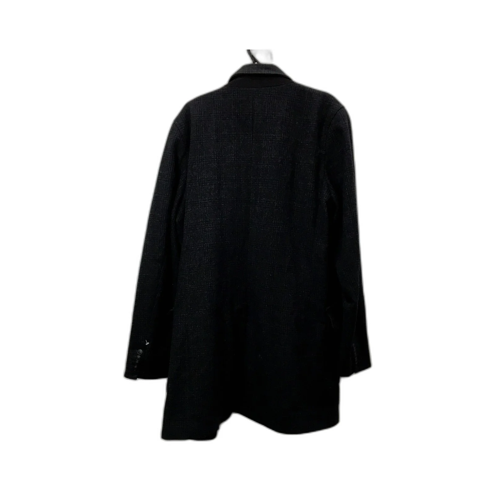 Burton Mens Wool Coat - Black Warm Winter Jacket for Large Size - Image 2