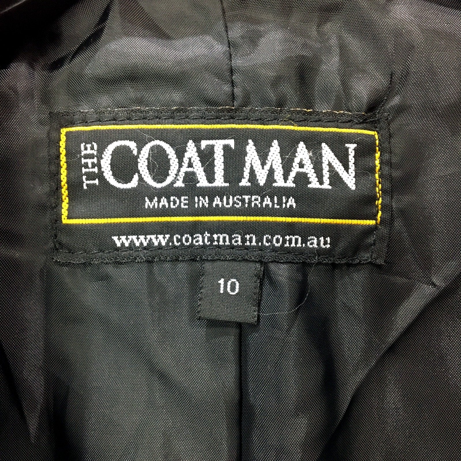 Wool Coat Womens by The Man in Black Size 10 - Image 5
