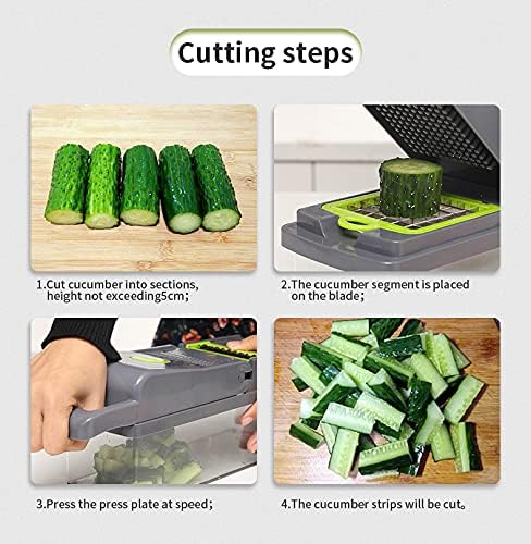 Kitchen Ideas 15-in-1 Professional Food Chopper Multifunction Vegetable NEW - Image 5