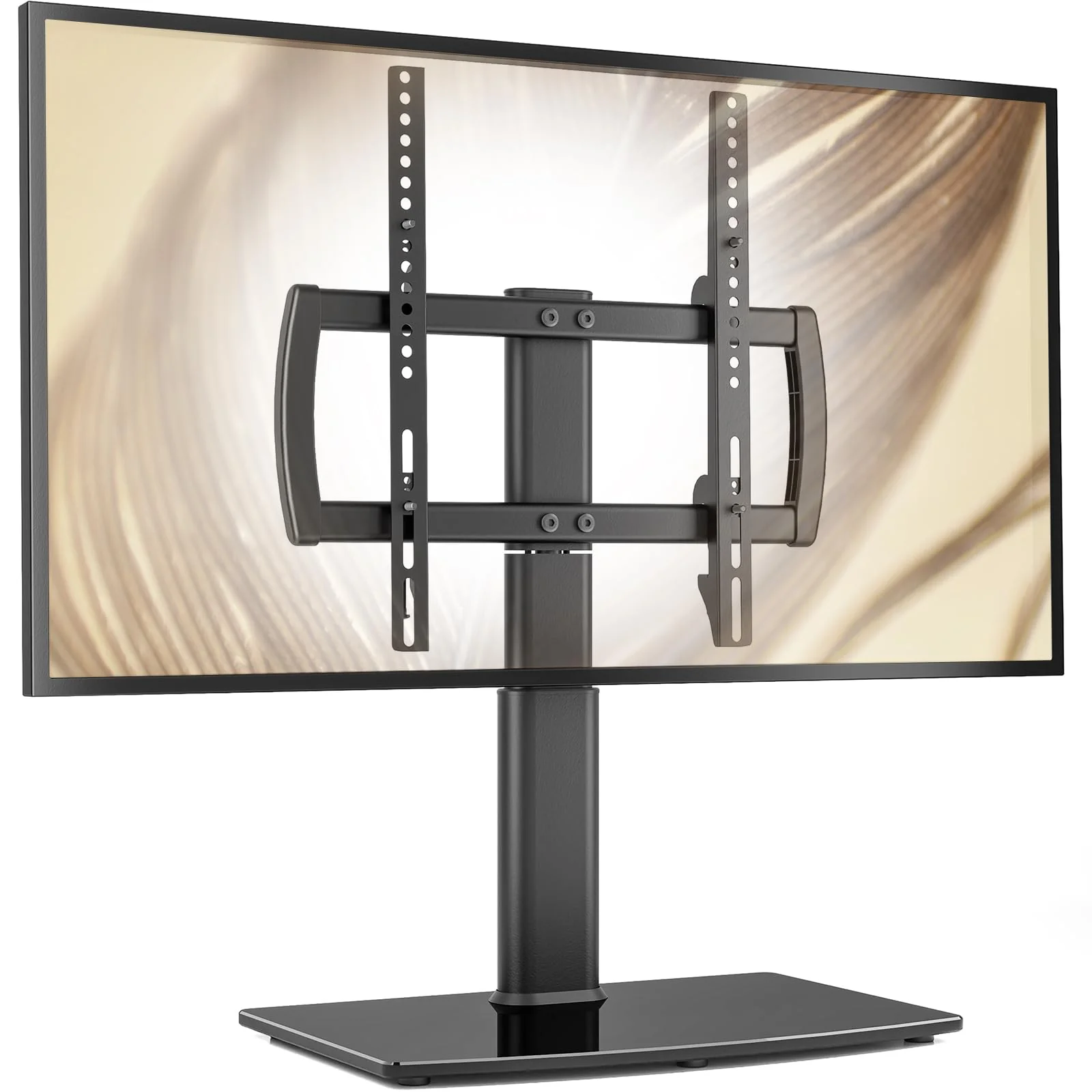 Hemudu Universal Swivel TV Stand Table Top for 27 to 60 inch TVs Black NEW