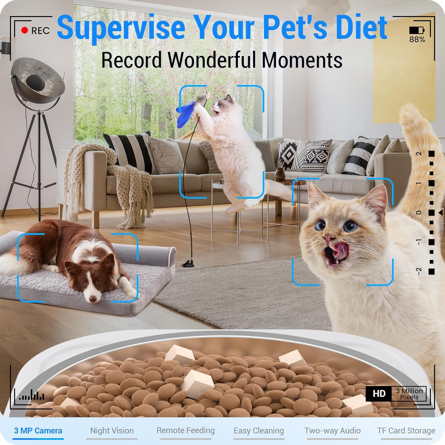 Frienhund Automatic Feeders White-100W Acrylonitrile Butadiene Styrene - Image 2