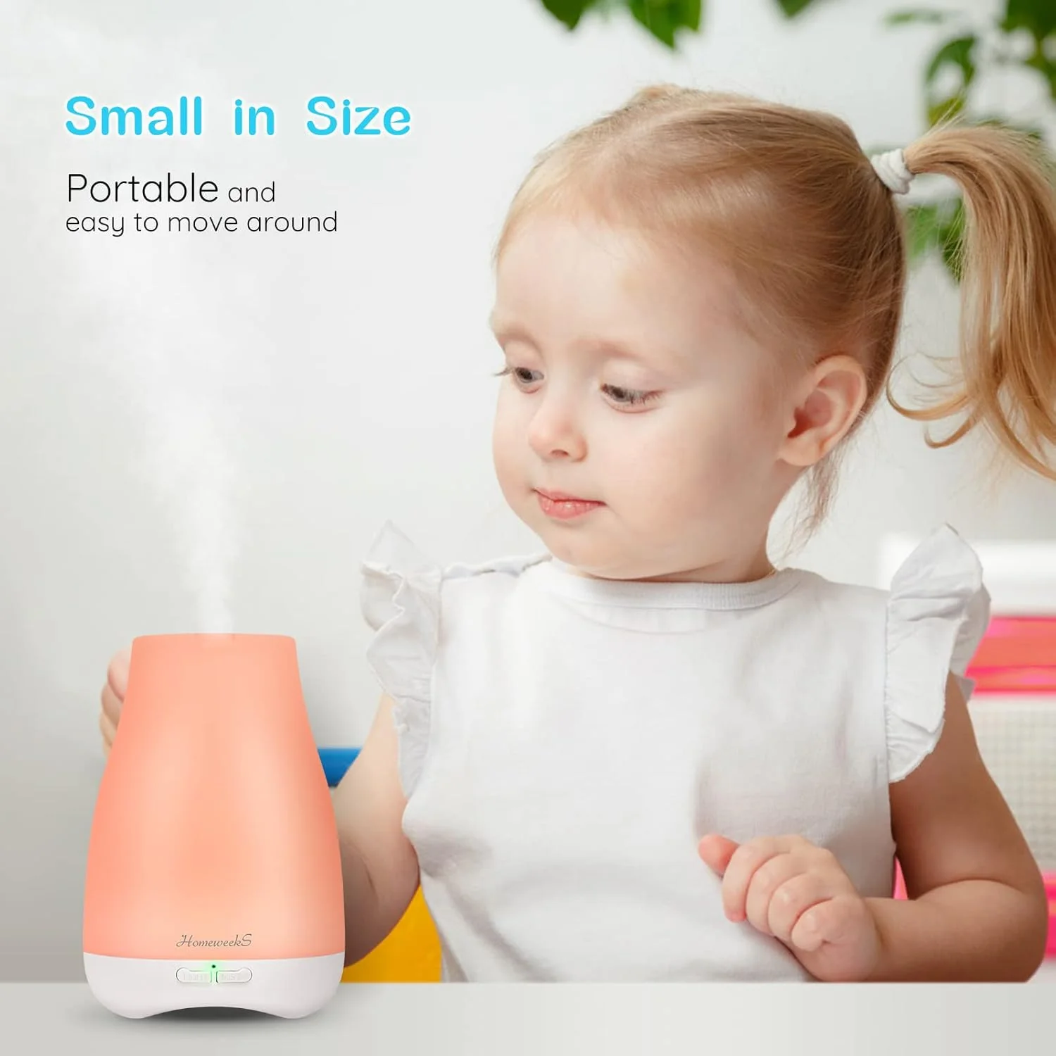 Homeweeks 100ml Scented Oil Diffusers Basic White Essential Oil Diffuser NEW - Image 4