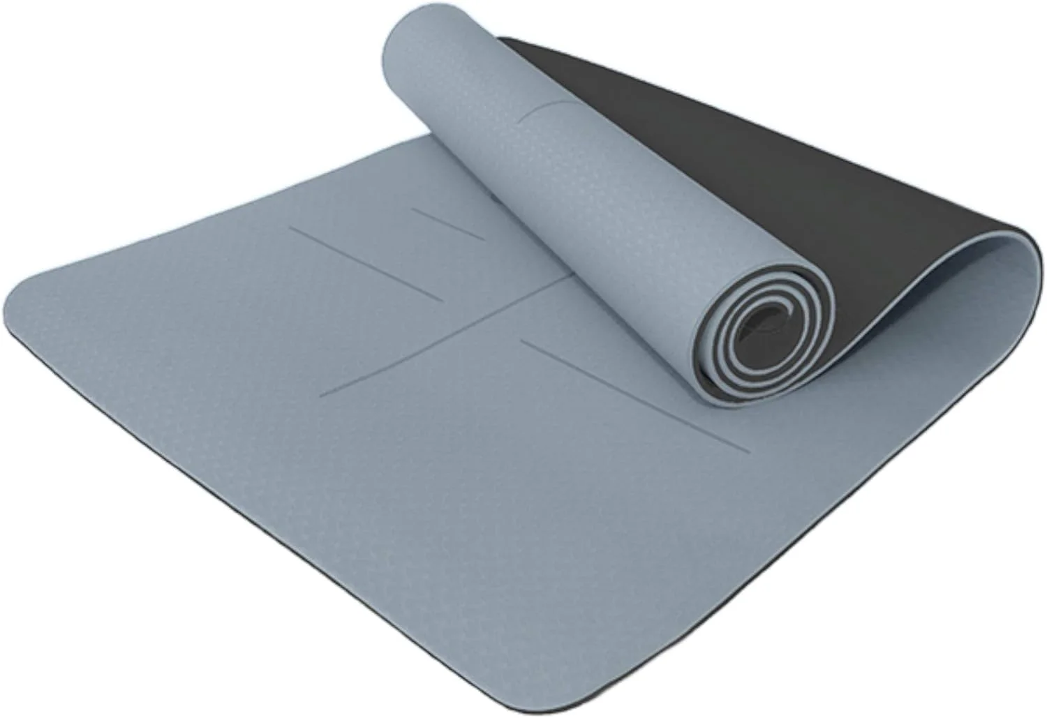 KOBONA Eco Mats Friendly TPE Yoga Mat with Strap Large Wide 8mm Extra Thick NEW - Image 2