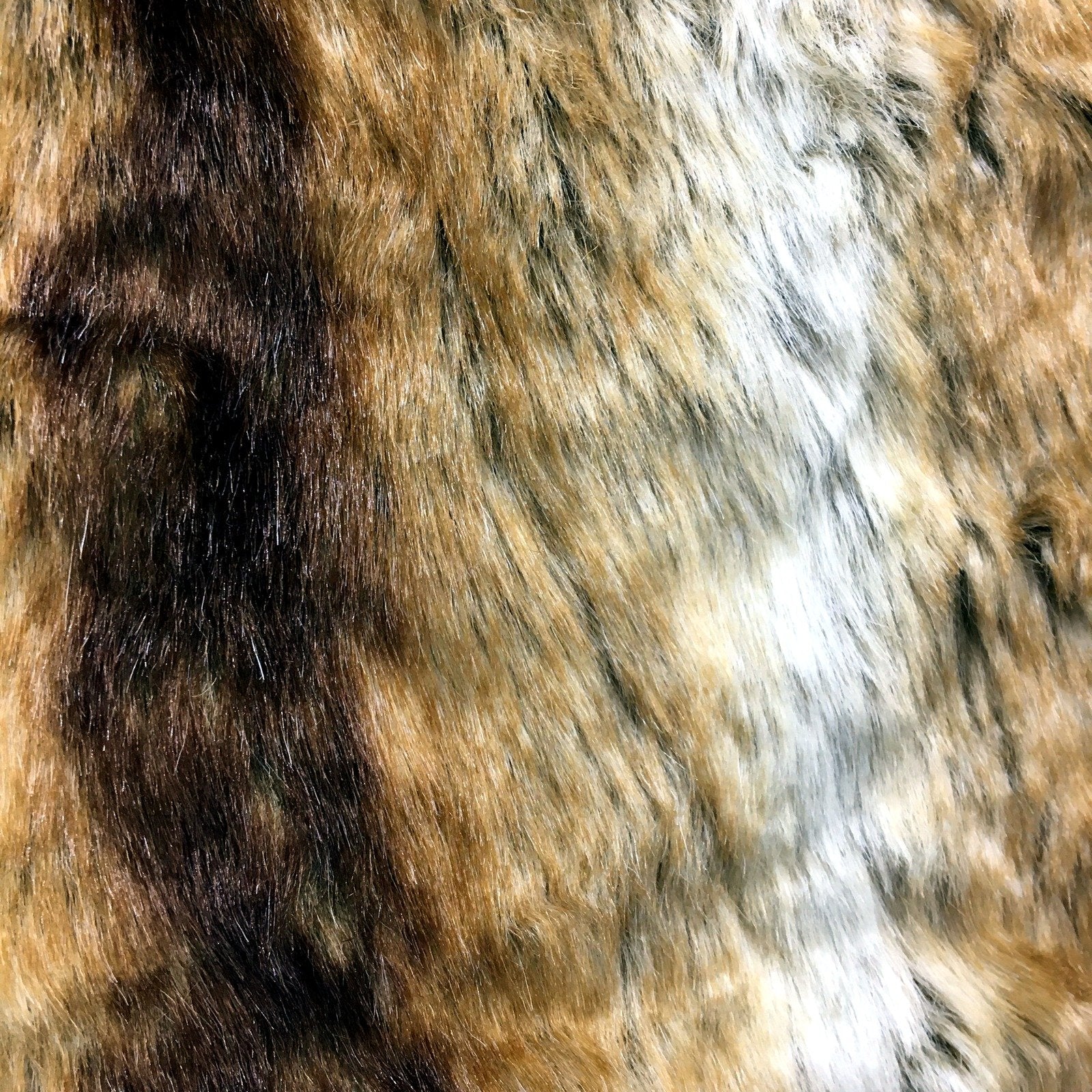 Charlie Brown Womens Faux Fur Coat Warm Comfortable Tan/Brown Size 10 NEW - Image 4