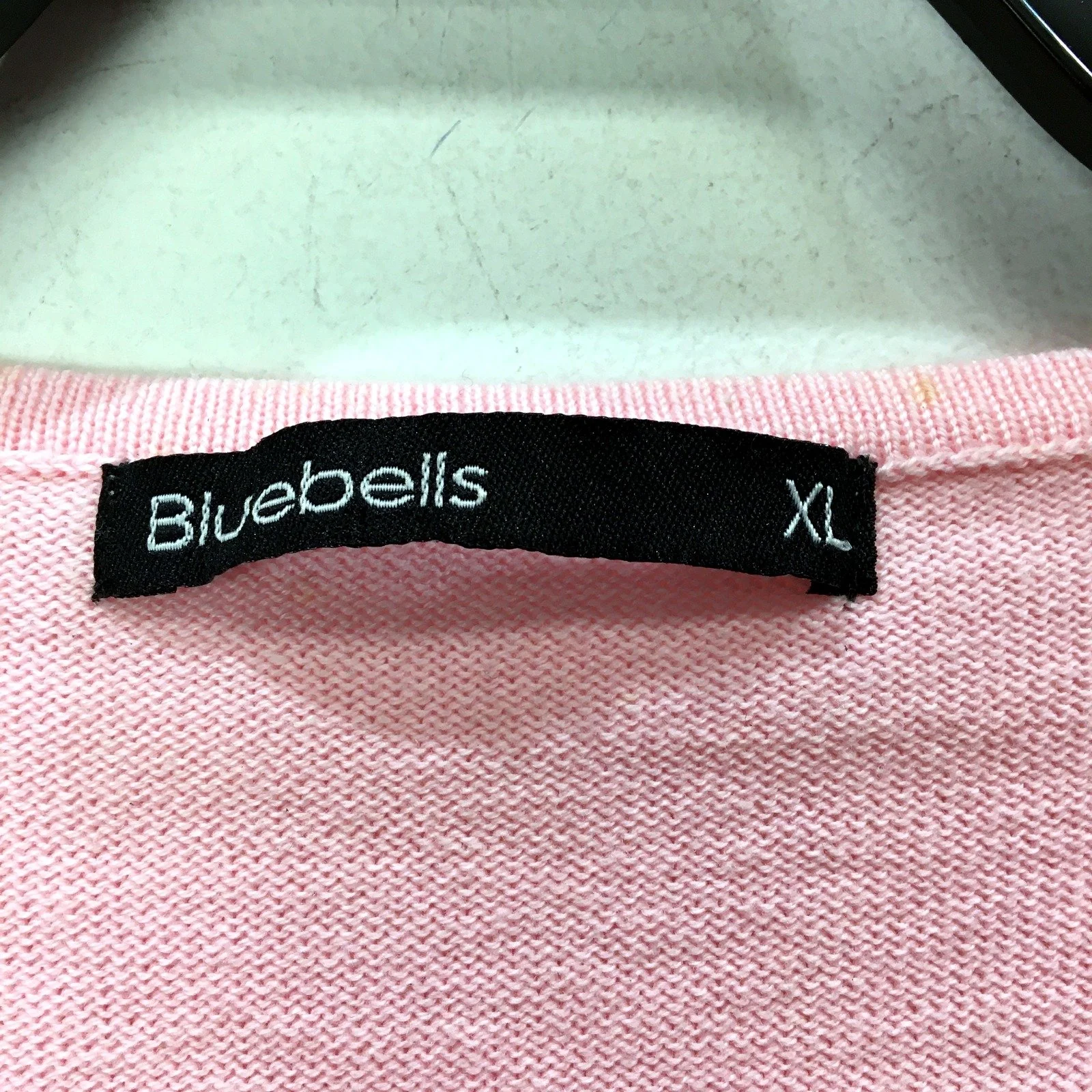 Bluebells Womens Oversized Crewneck T-Shirt Soft Cotton Blend Pink Size XL - Image 4