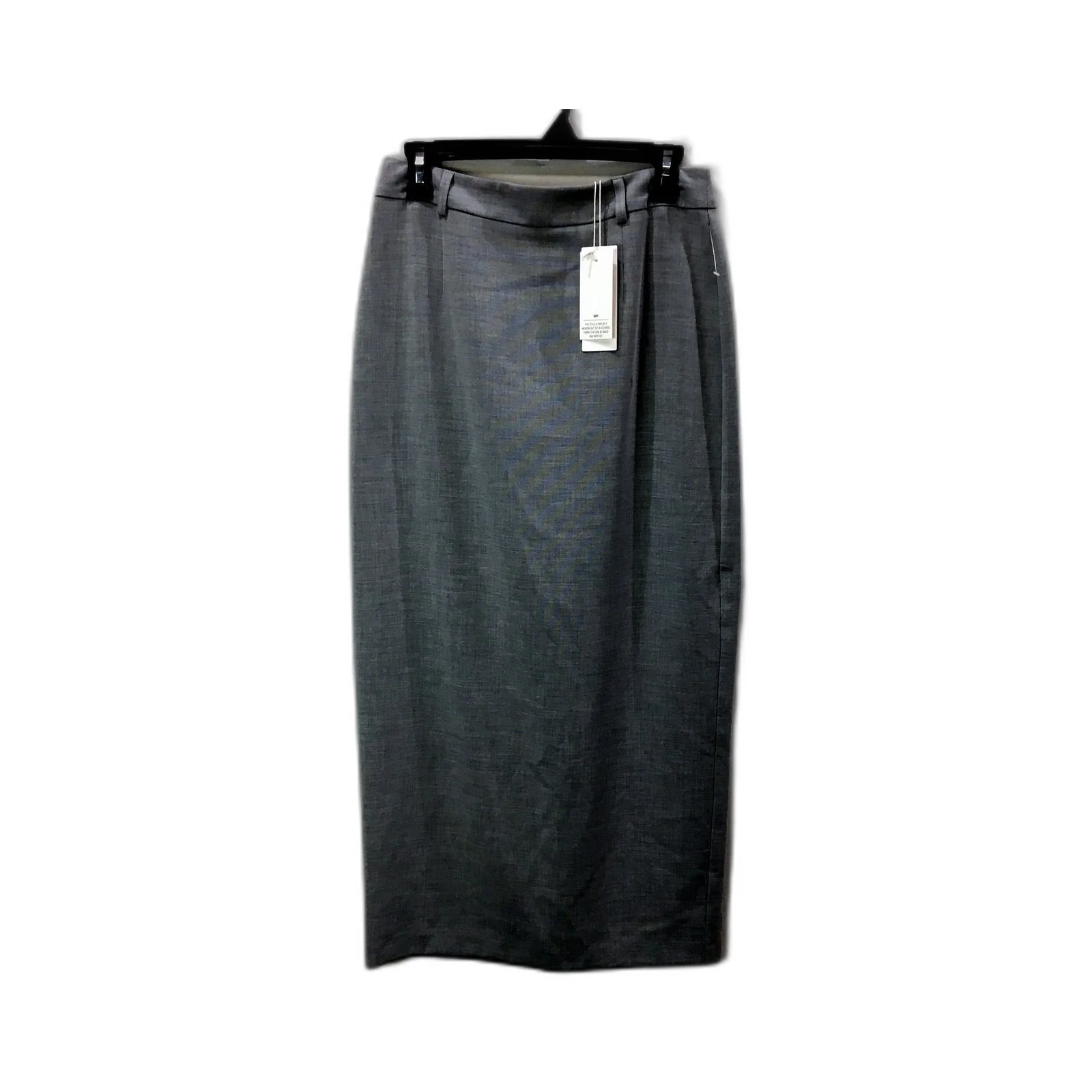 Tokito Womens Grey Pencil Skirt - Knee Length Formal Office Attire Size 10 NEW