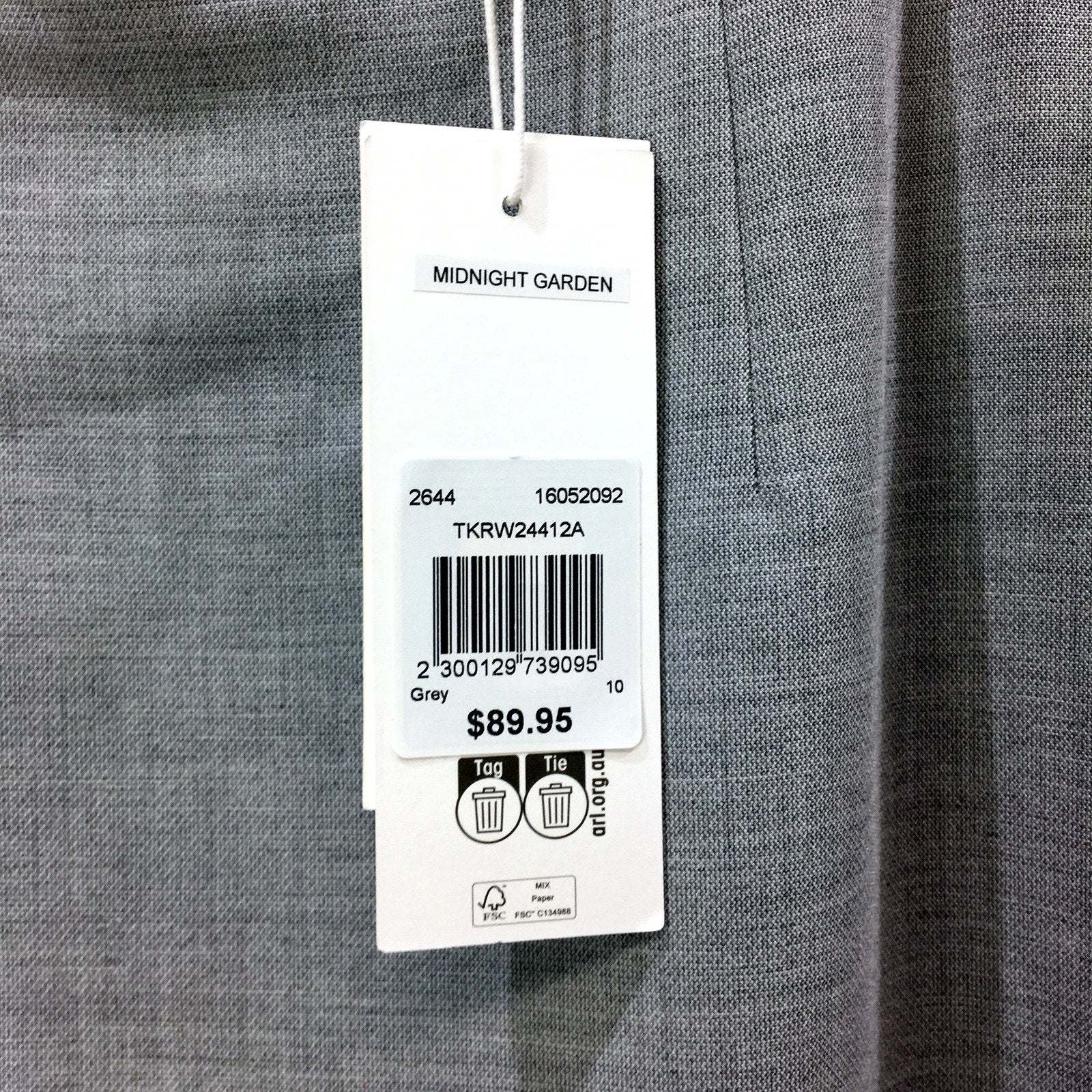 Tokito Womens Grey Pencil Skirt - Knee Length Formal Office Attire Size 10 NEW - Image 5