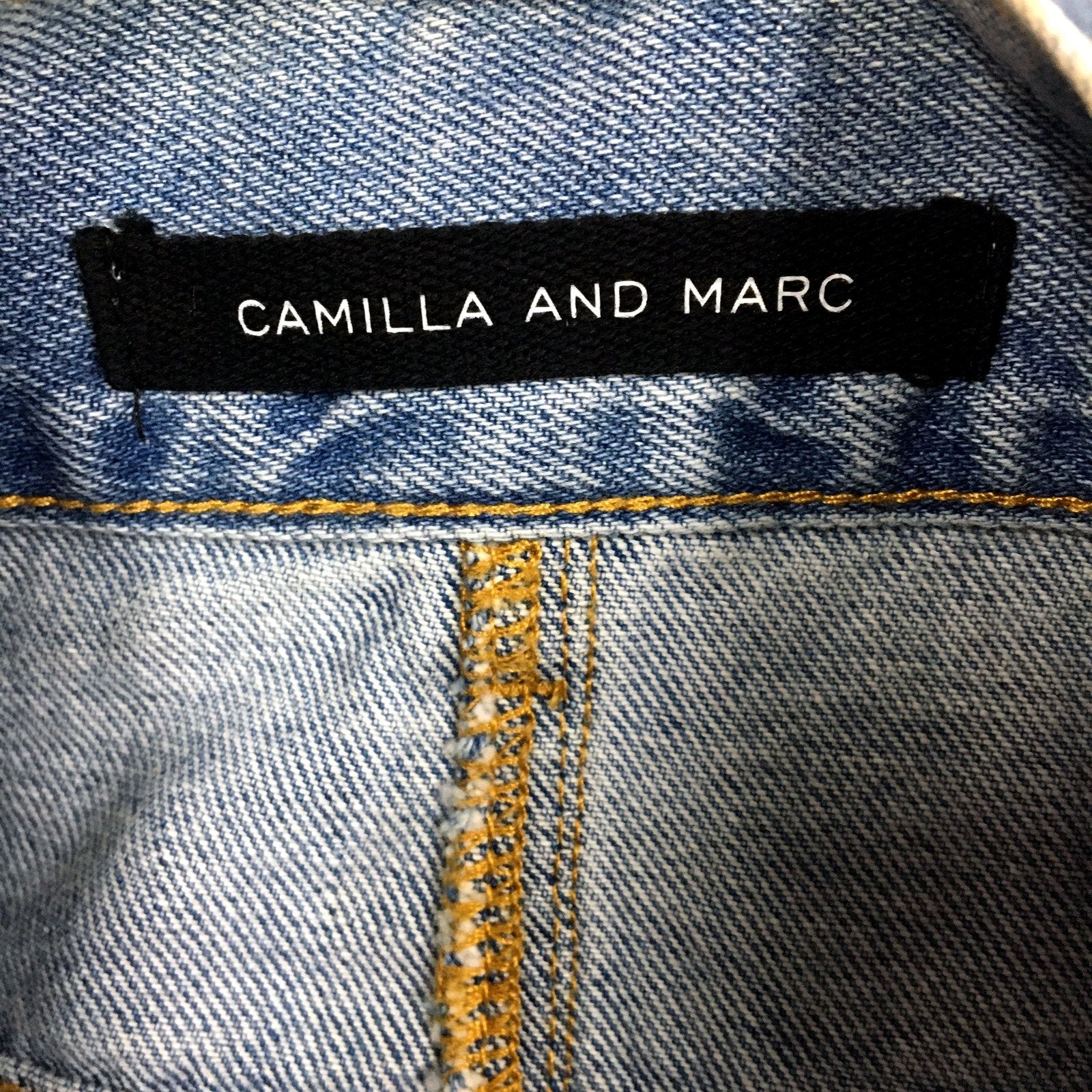 Camilla and Marc Womens Blue High Waisted Penelope Midi Skirt Size 12 - Image 3