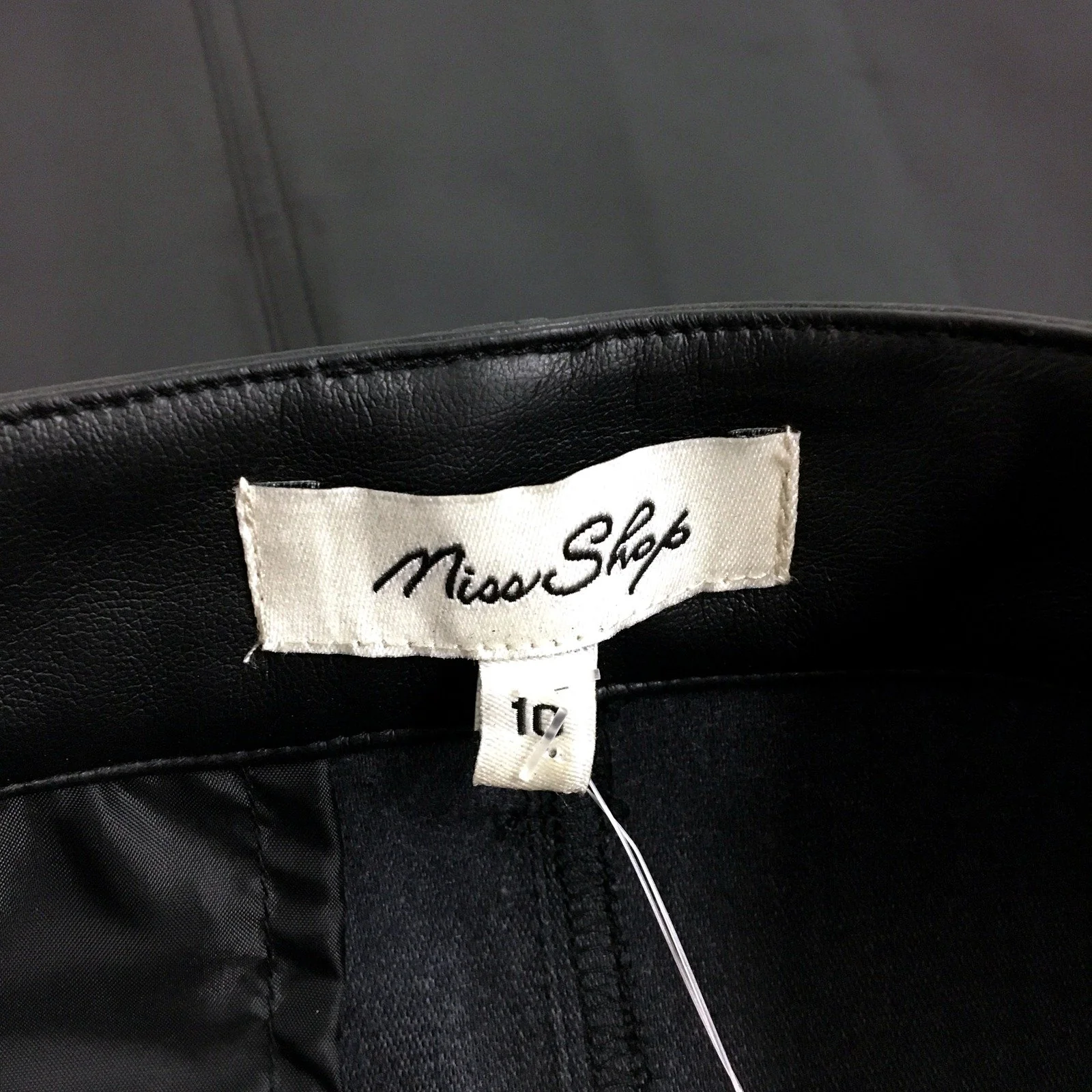 Miss Shop Womens Black Comfortable Pencil Skirt Size 10 NEW - Image 3
