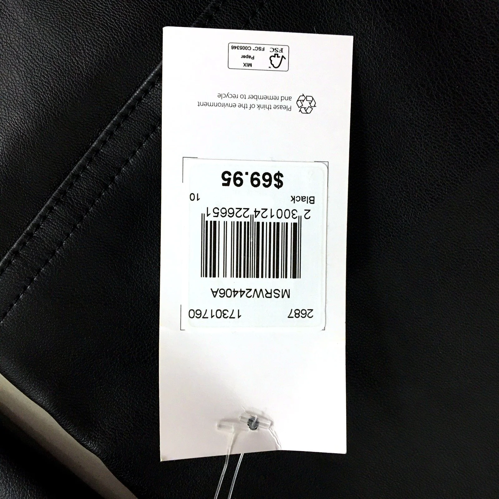 Miss Shop Womens Black Comfortable Pencil Skirt Size 10 NEW - Image 4