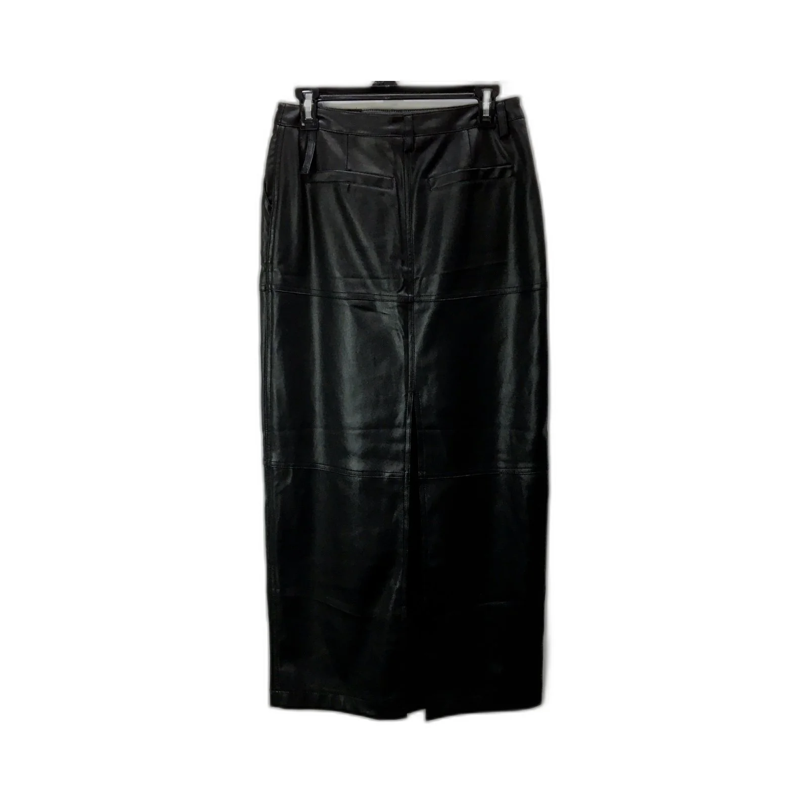 Alice in the Eve. Womens Black Polyurethane Skirt, Size S NEW - Image 2