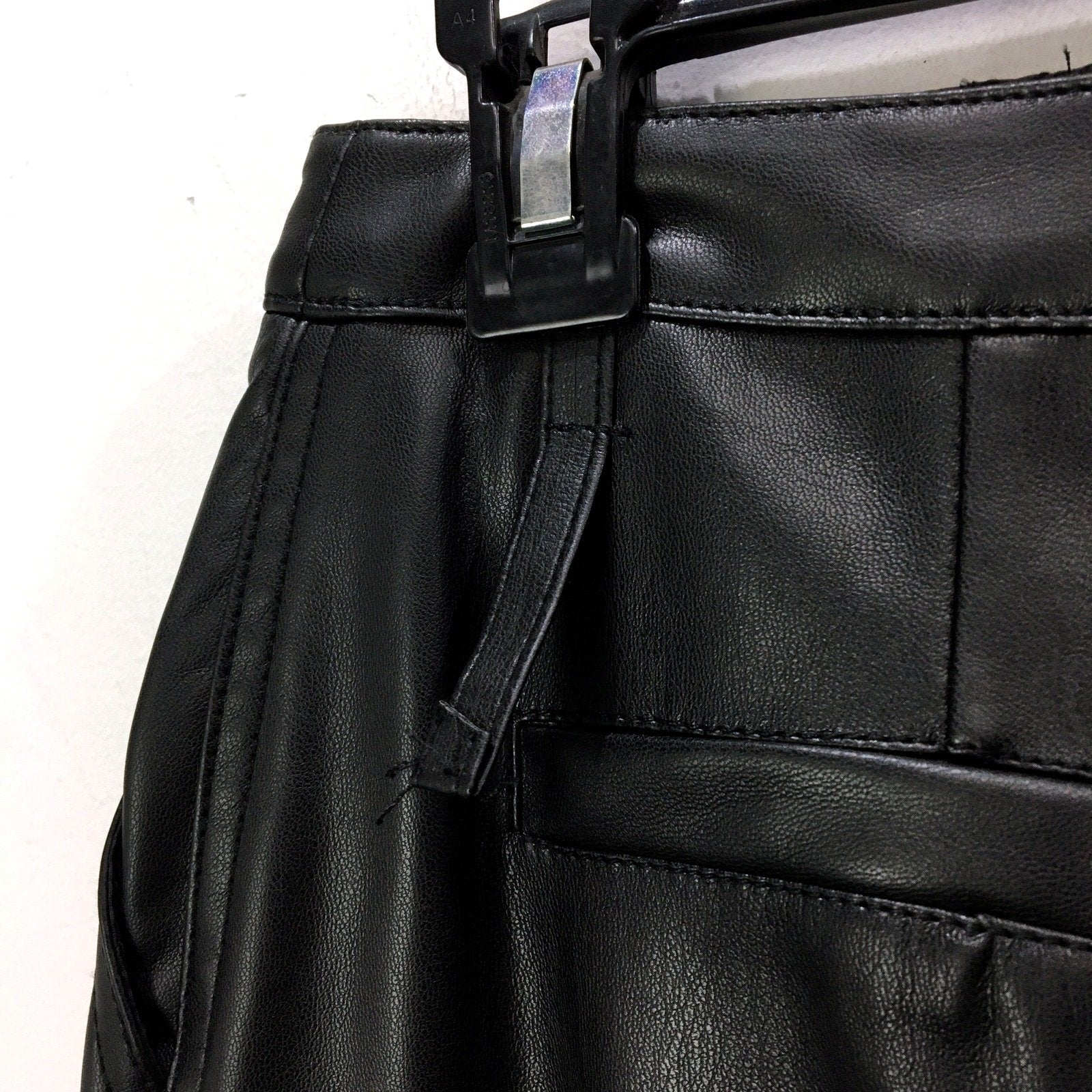 Alice in the Eve. Womens Black Polyurethane Skirt, Size S NEW - Image 5