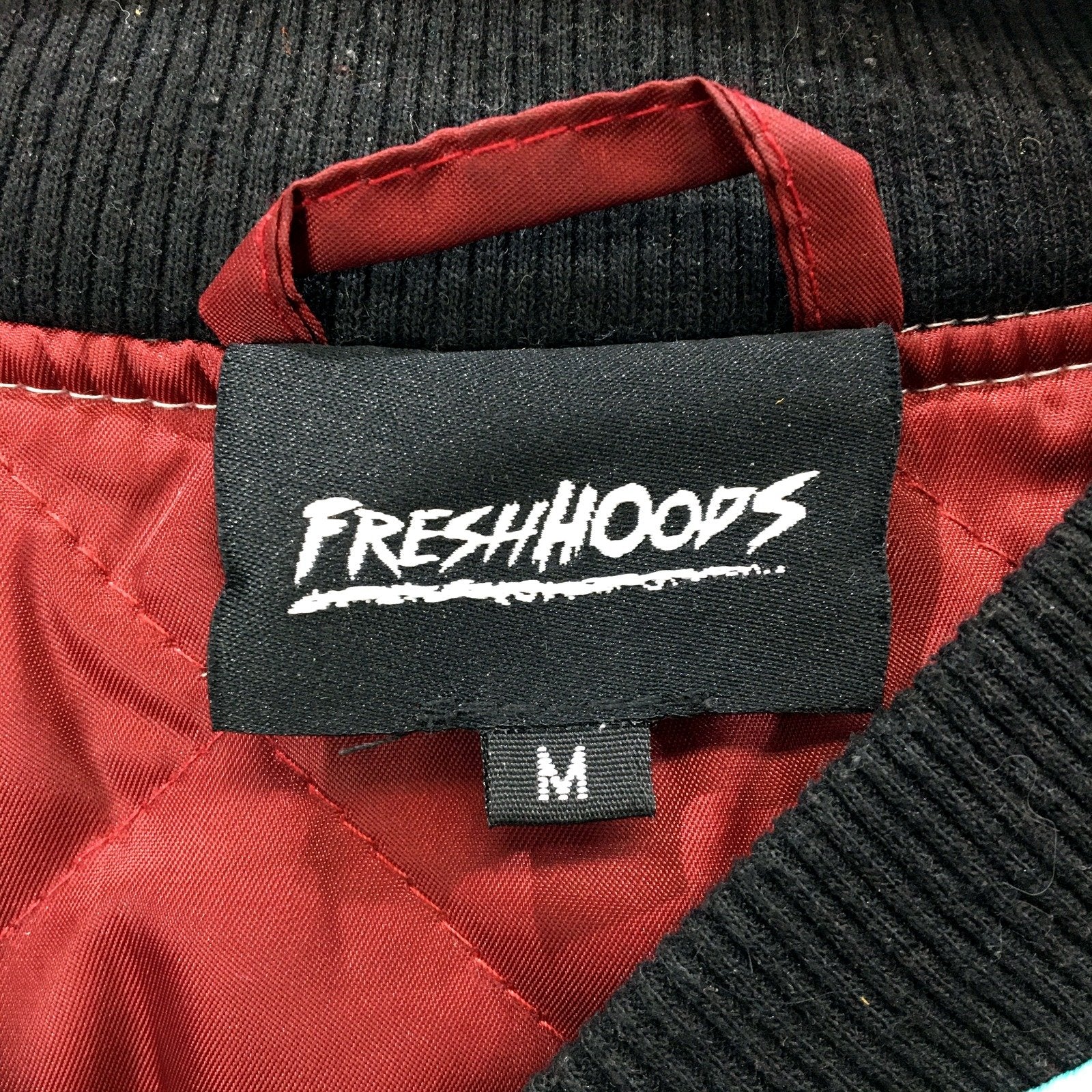 Freshhoods Mens Zip-Up Bomber Jacket Graphic Music Skateboard Multicolor Size M - Image 5