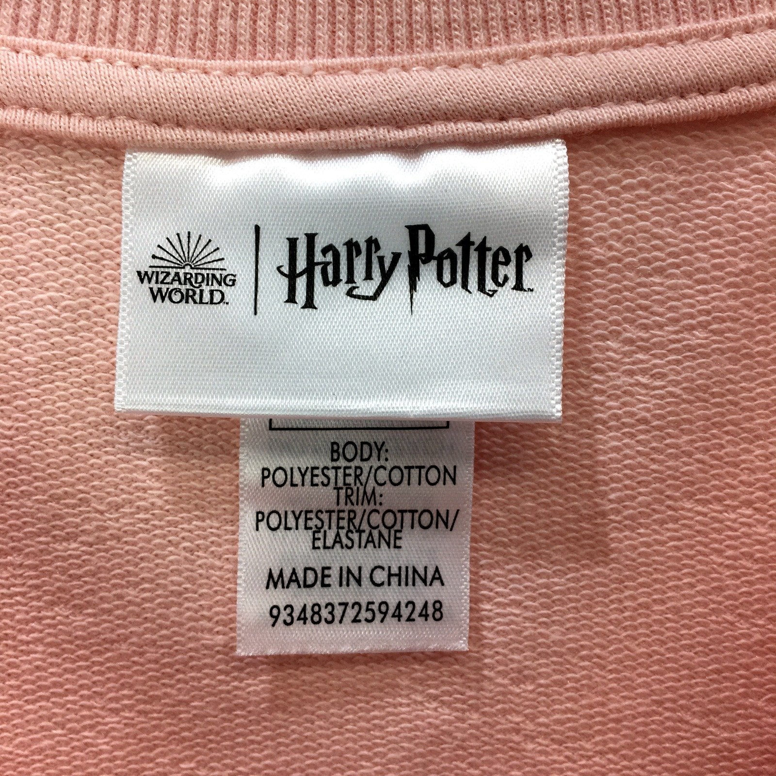 Harry Potter Womens Pink Pullover Sweatshirt Comfortable Cozy Soft Size L - Image 3