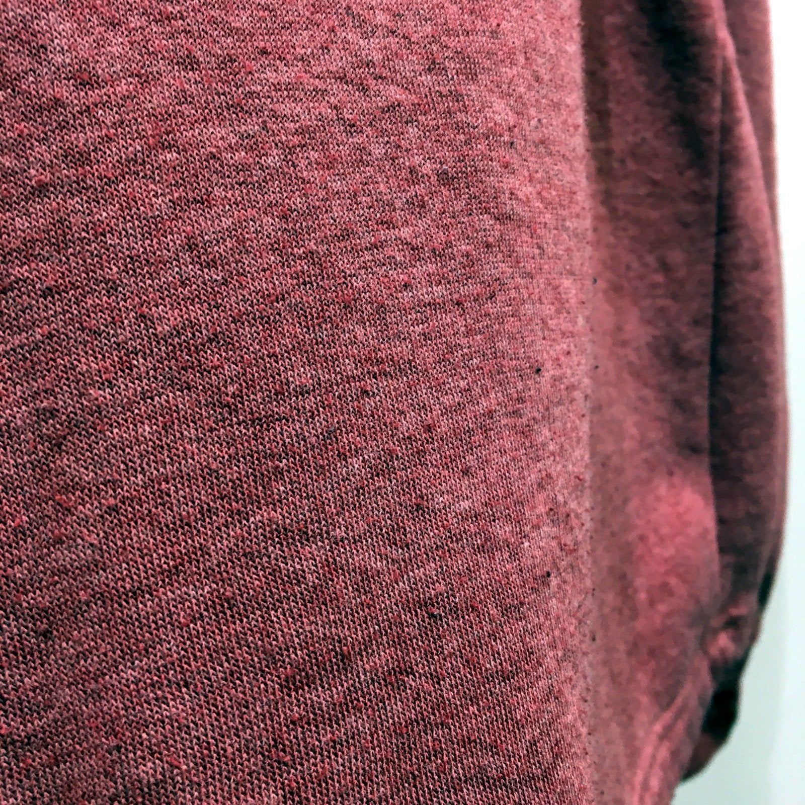 Burgundy Pullover Sweatshirt Womens with Graphic Design, Size M - Image 5