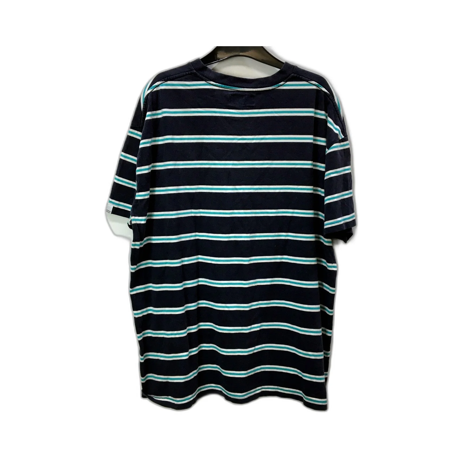Spencer Mens Striped T-Shirt Multi Color Cotton Soft Comfortable Size XL - Image 2