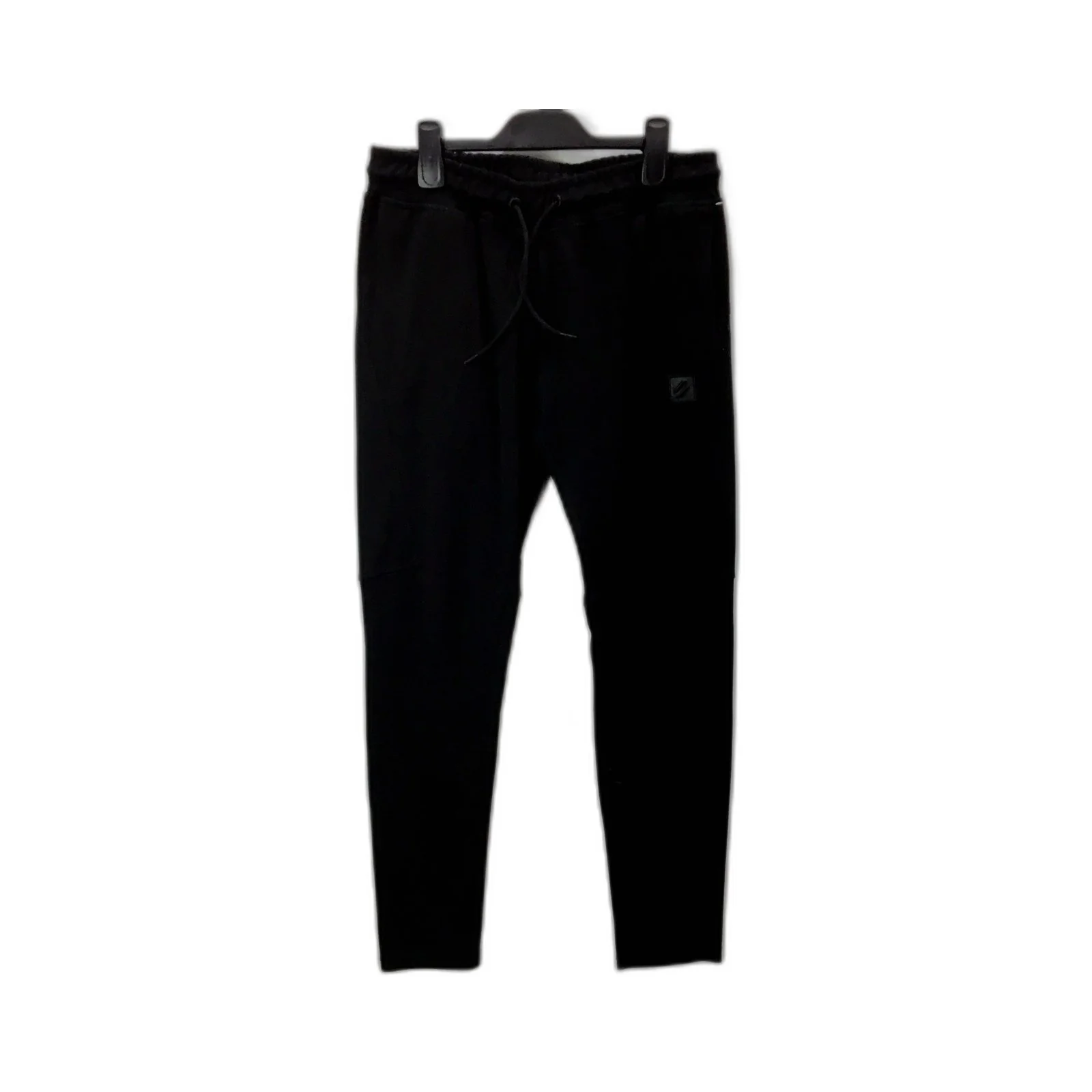Superdry Mens Comfortable Black Drawstring Sweatpants - Small Size