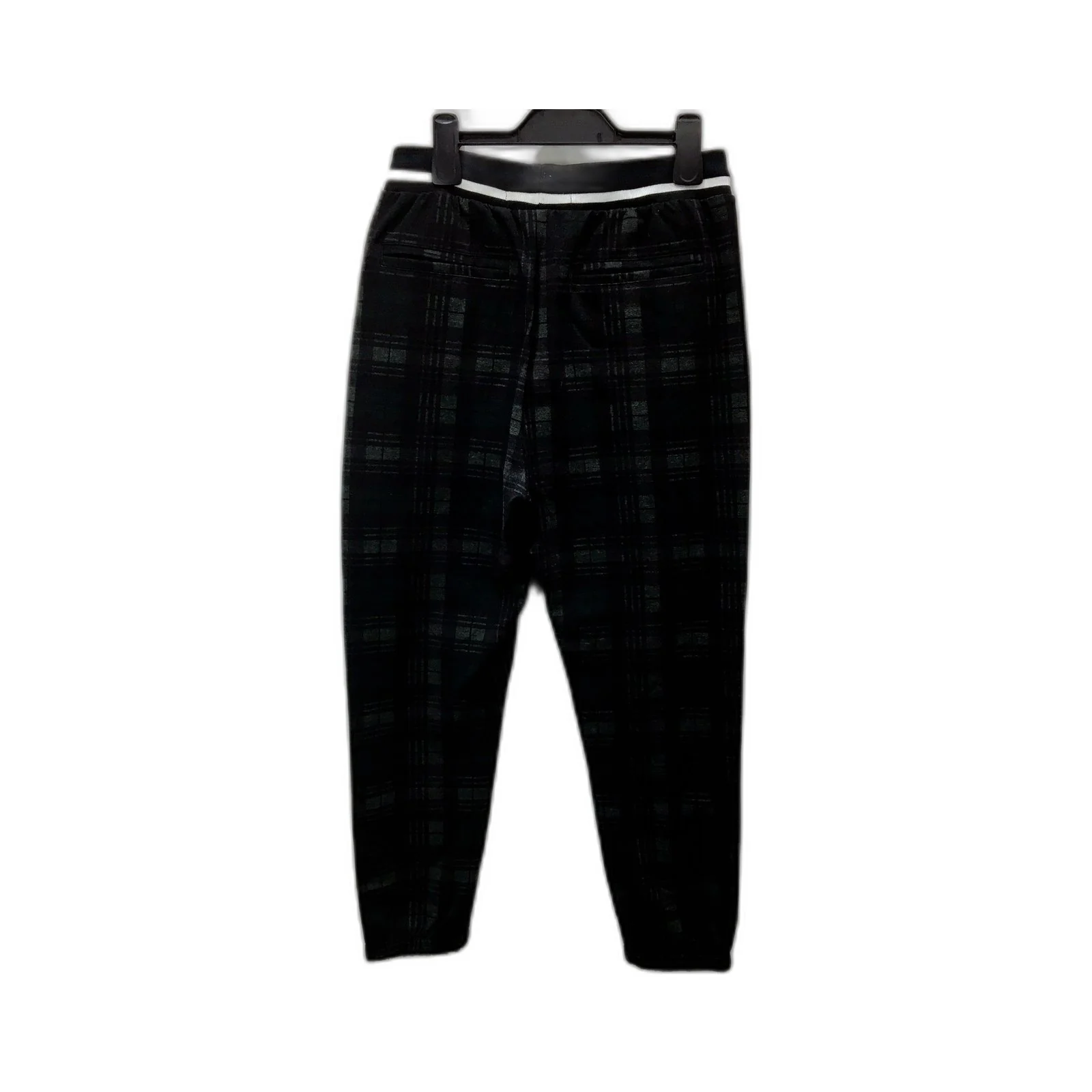 Zara Womens Relaxed Fit Cotton Blend Black Sweatpants - Small - Image 2