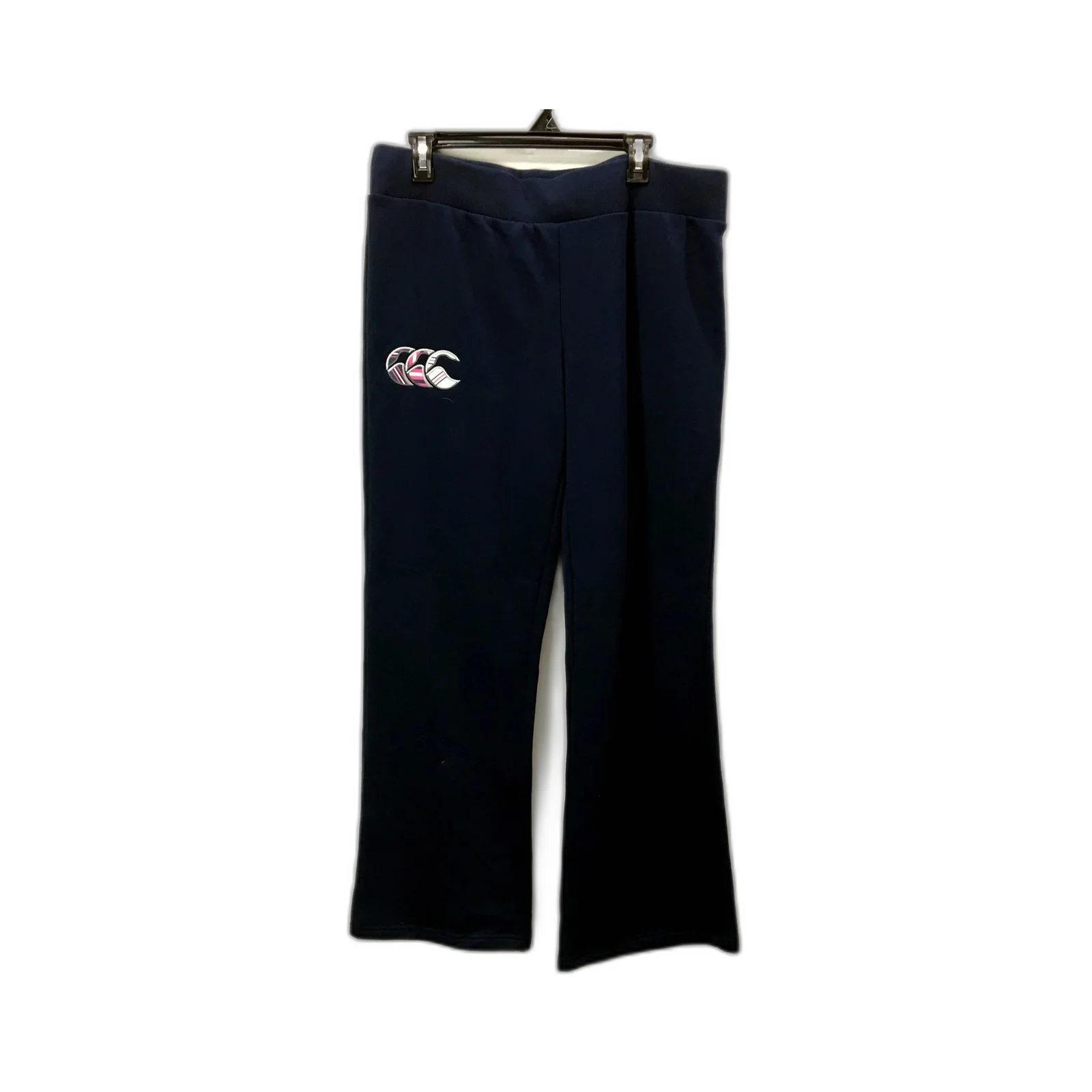 Canterbury Womens Navy Sweatpants Comfortable Soft Athletic Bottoms Size 18