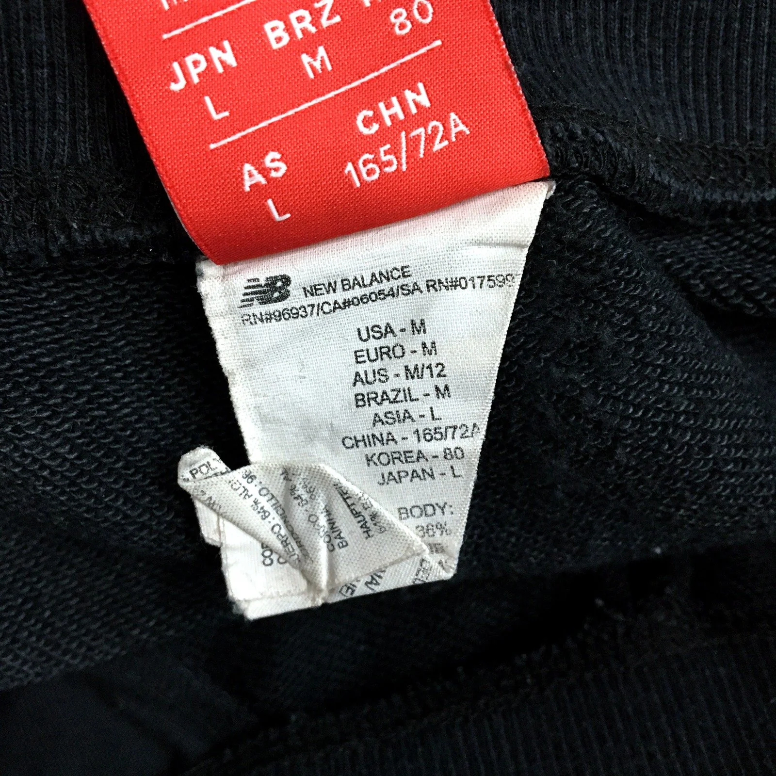 Balance Womens Comfortable Cotton Sweatpants Joggers in Black Size 12 - Image 3