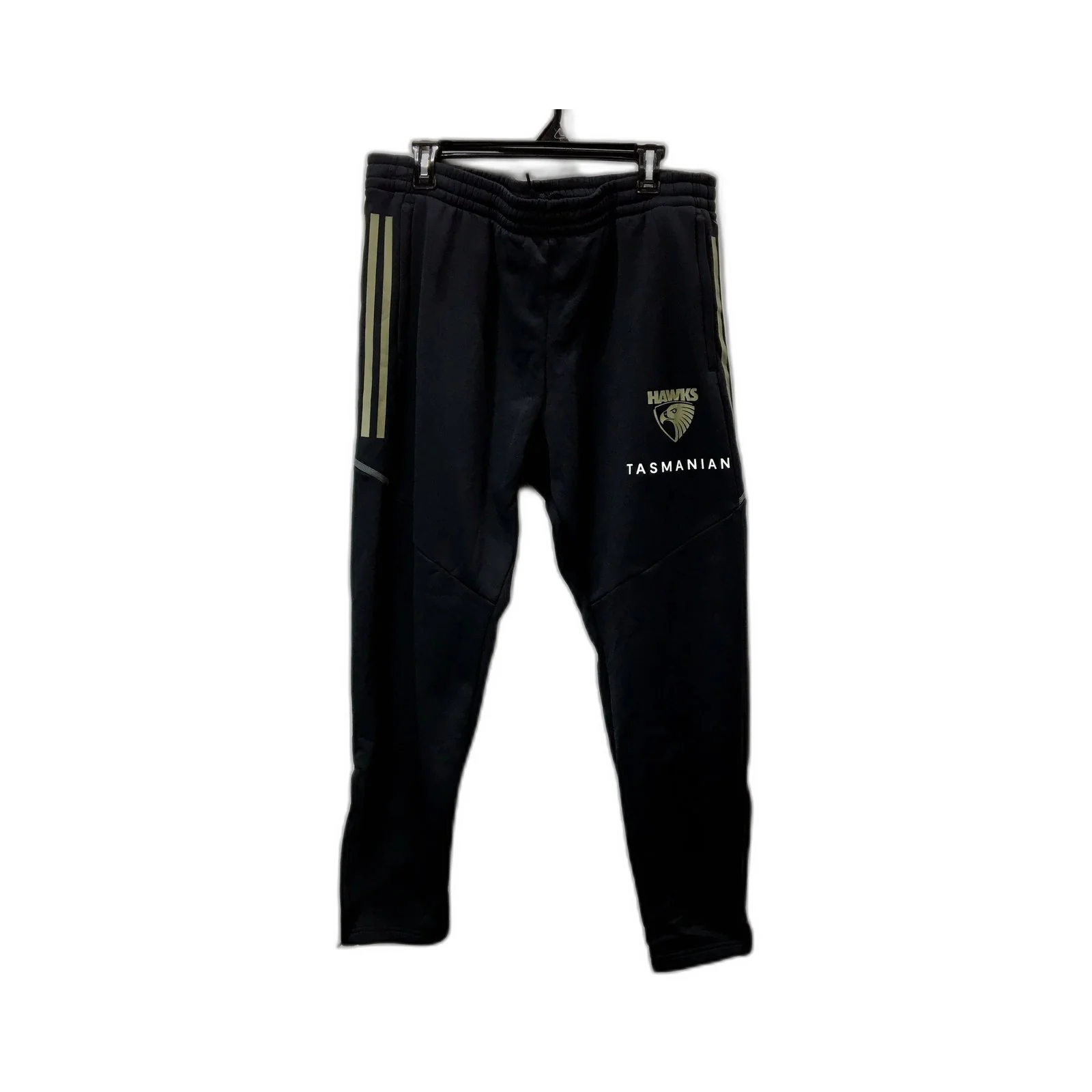 Adidas Mens Athletic Pants Black Recycled Polyester XL Workout Joggers Size NEW