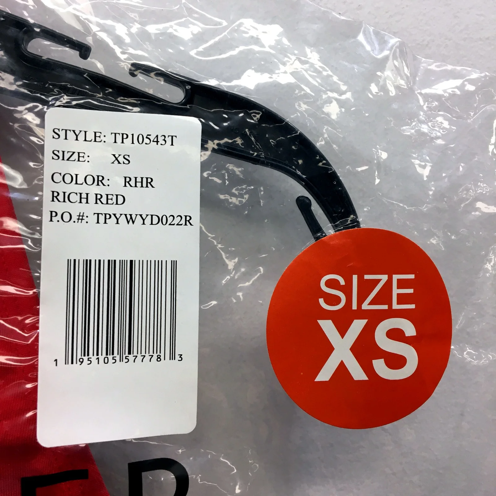 Tommy Hilfiger Womens Sports Bra Racerback Mesh Red Activewear XS NEW - Image 7