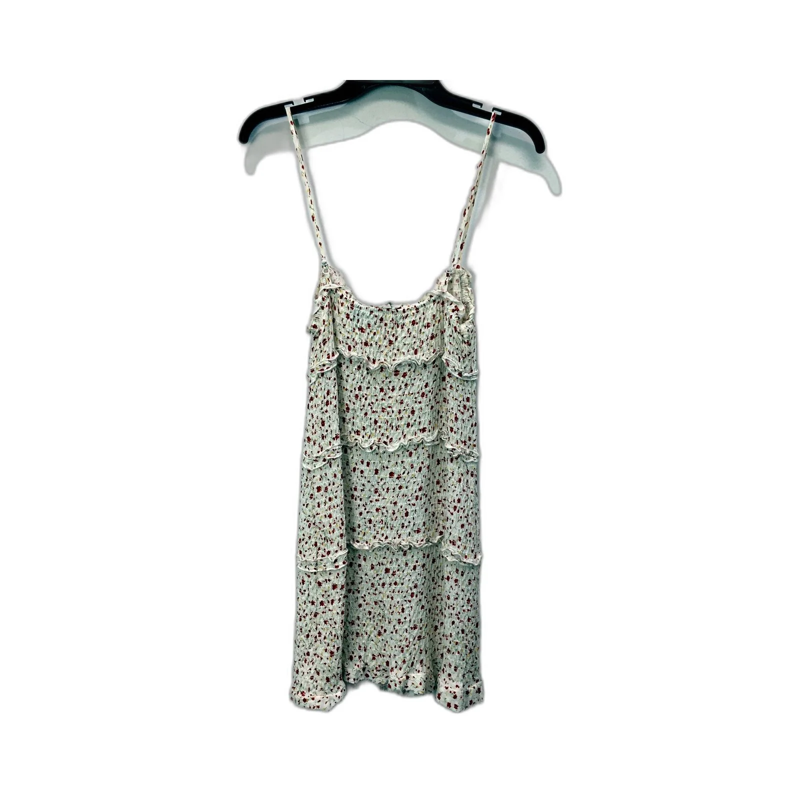 Glassons Womens Floral Print Dress Top Floral Print Ruffle Summer Dress Sz S
