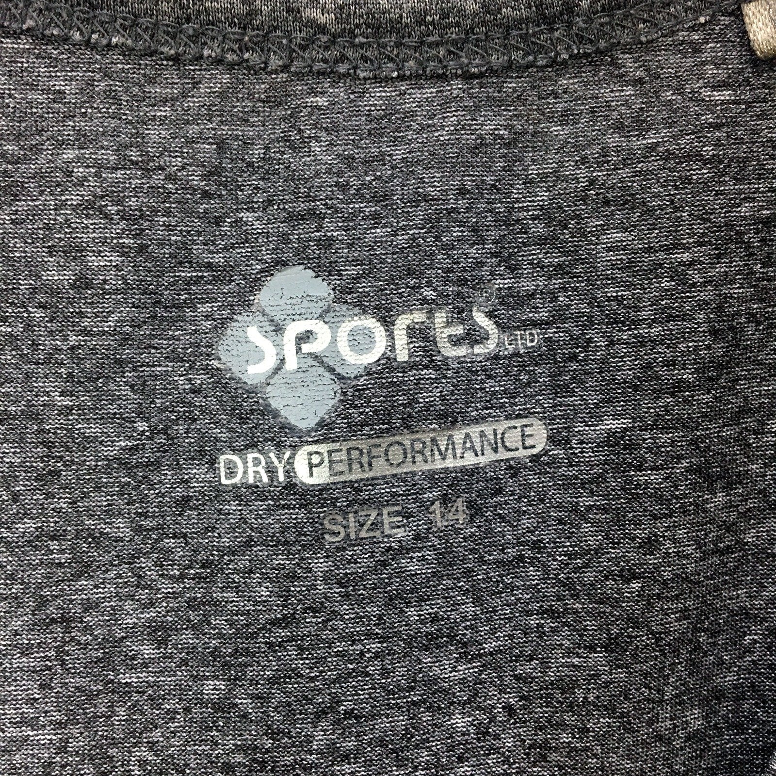 Sports Womens Charcoal Gray Pullover Tank Top - Comfortable Fit Size 14 - Image 4