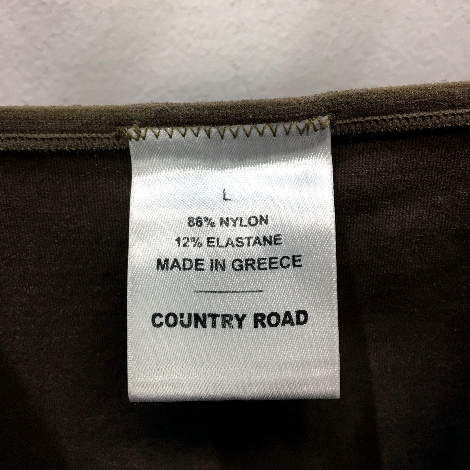 Country Road Womens Olive Camisole Tank Top Sleeveless Size Large - Image 3