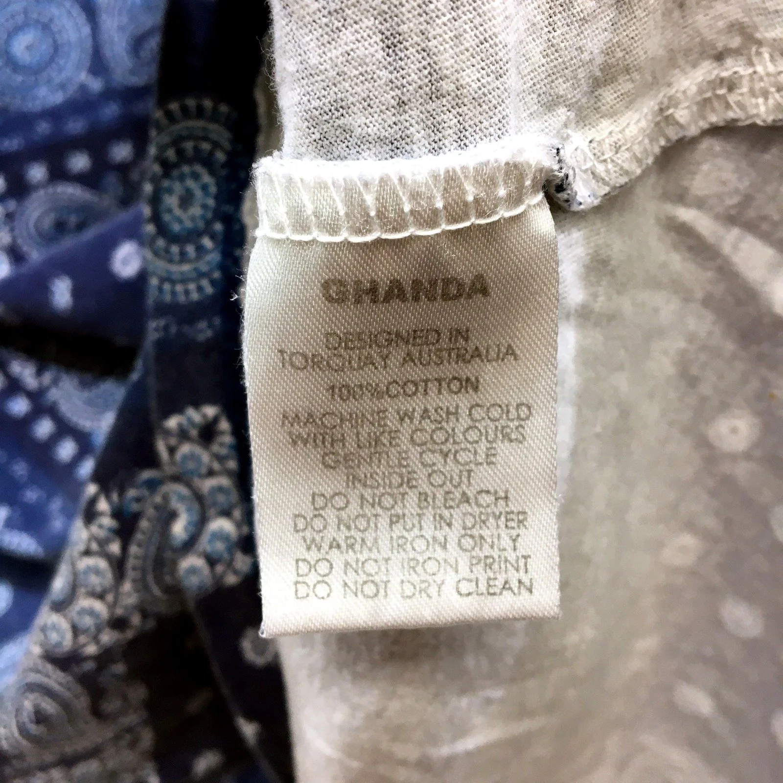 Ghanda Womens Sleeveless Patterned Top Multicolour Comfortable Size 12 - Image 3