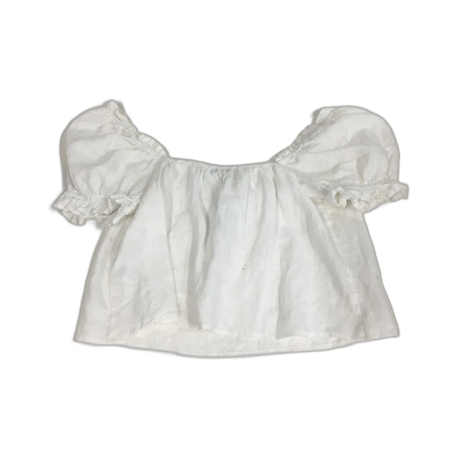 Sportsgirl Womens White Shirts White Cotton Casual Shirts Top Size 10 NEW - Image 2
