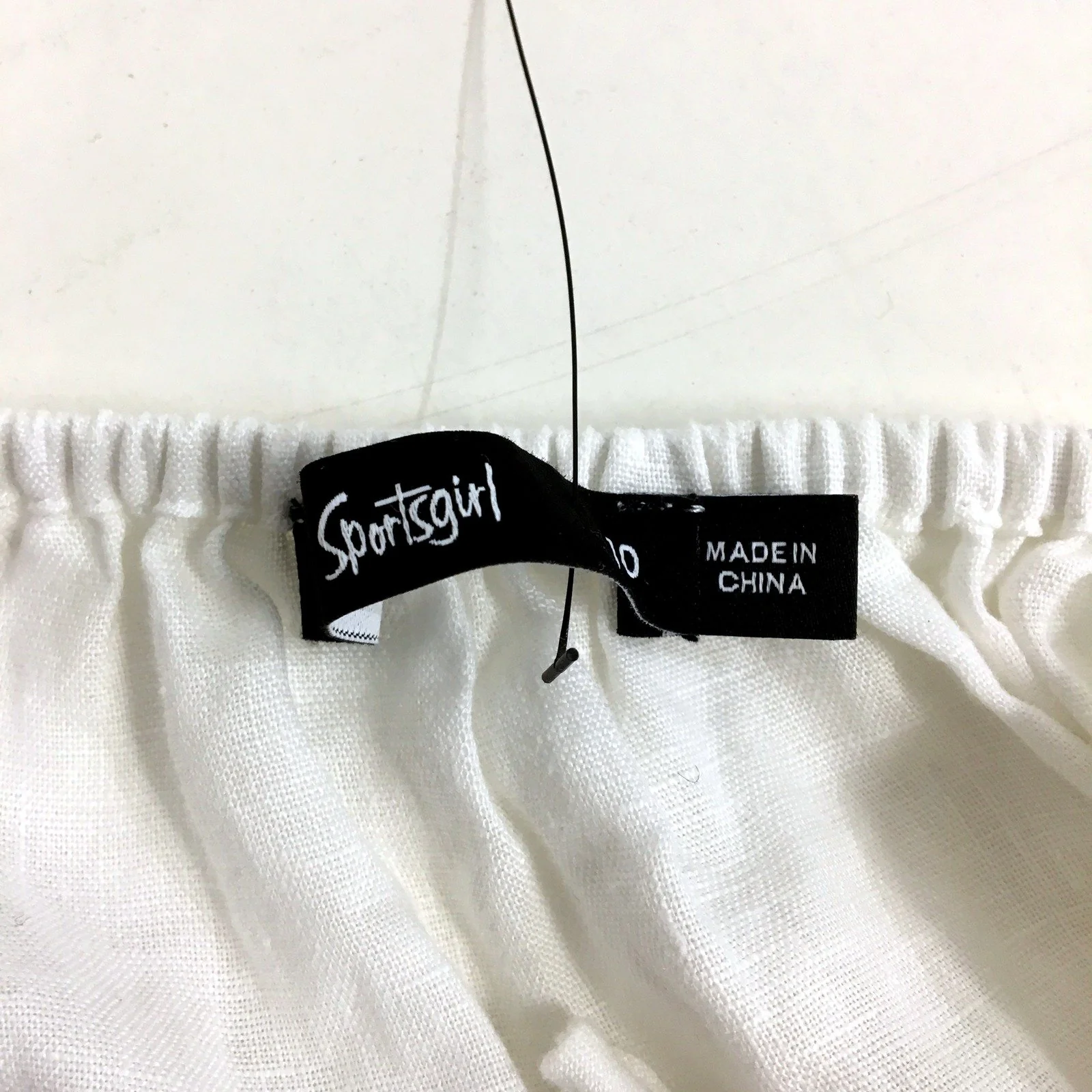 Sportsgirl Womens White Shirts White Cotton Casual Shirts Top Size 10 NEW - Image 3