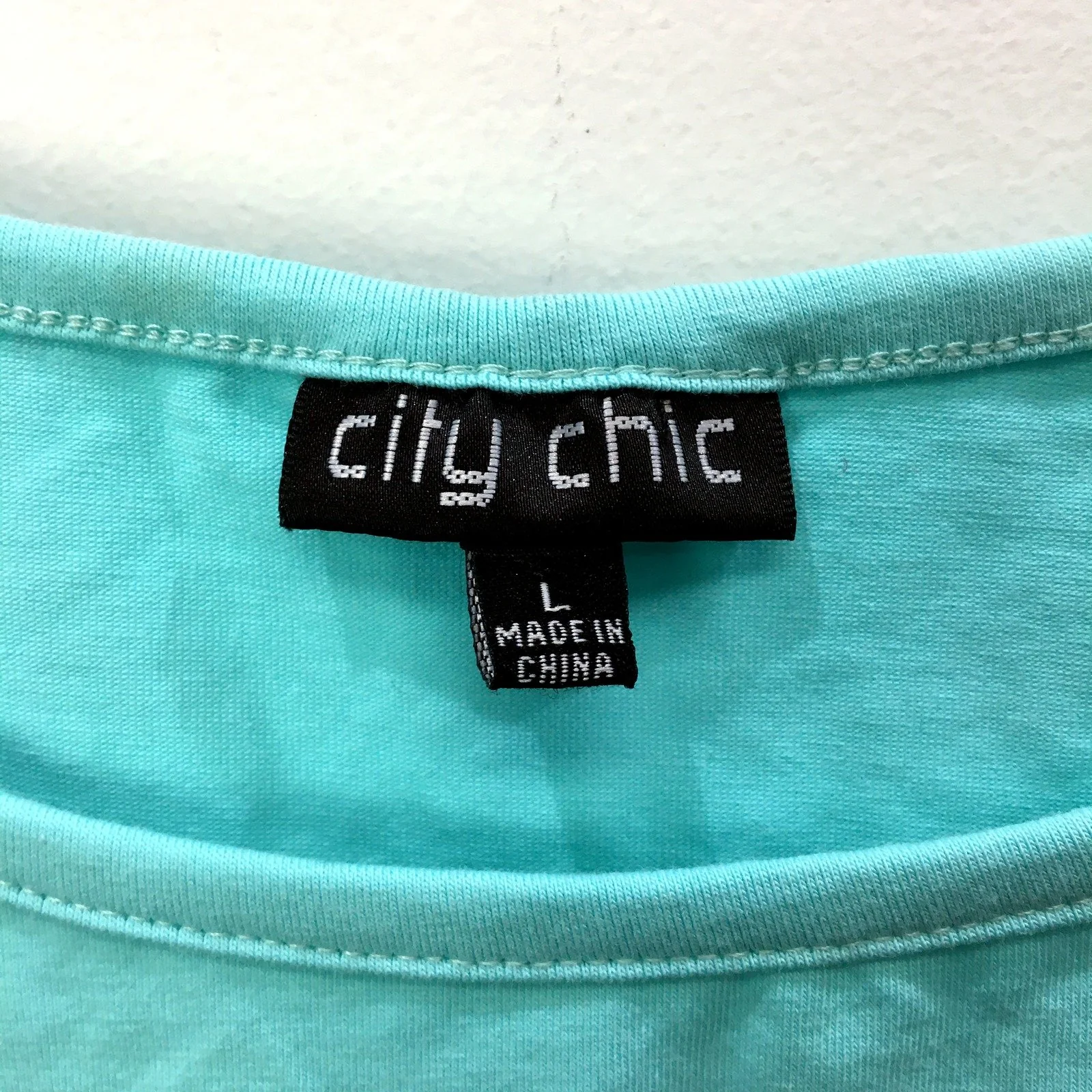 City Chic Womens Camisole Turquoise Cotton Blend Soft Comfortable Size L - Image 4