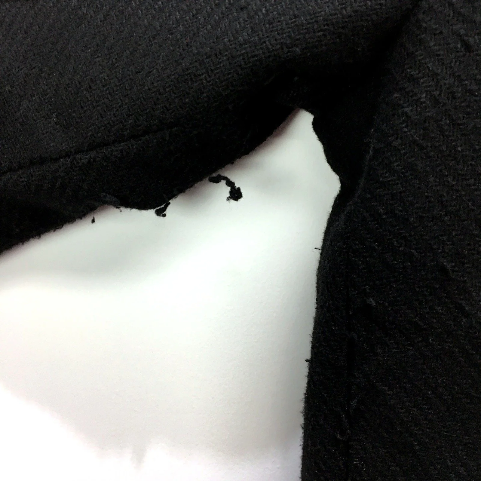Virtuelle Womens Warm Wool Coat Black Comfortable Winter Outerwear Size 20 - Image 3
