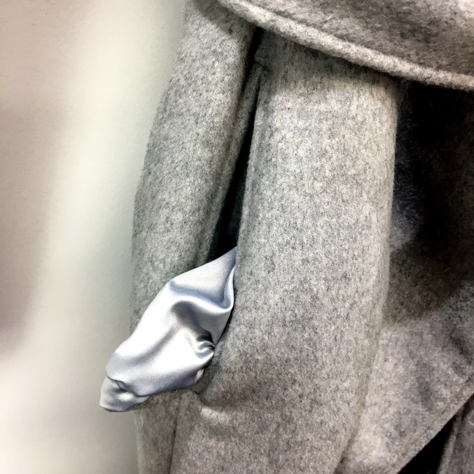 Forever New Womens Gray Wool Blend Coat Warm Comfortable Outerwear Size Small - Image 4