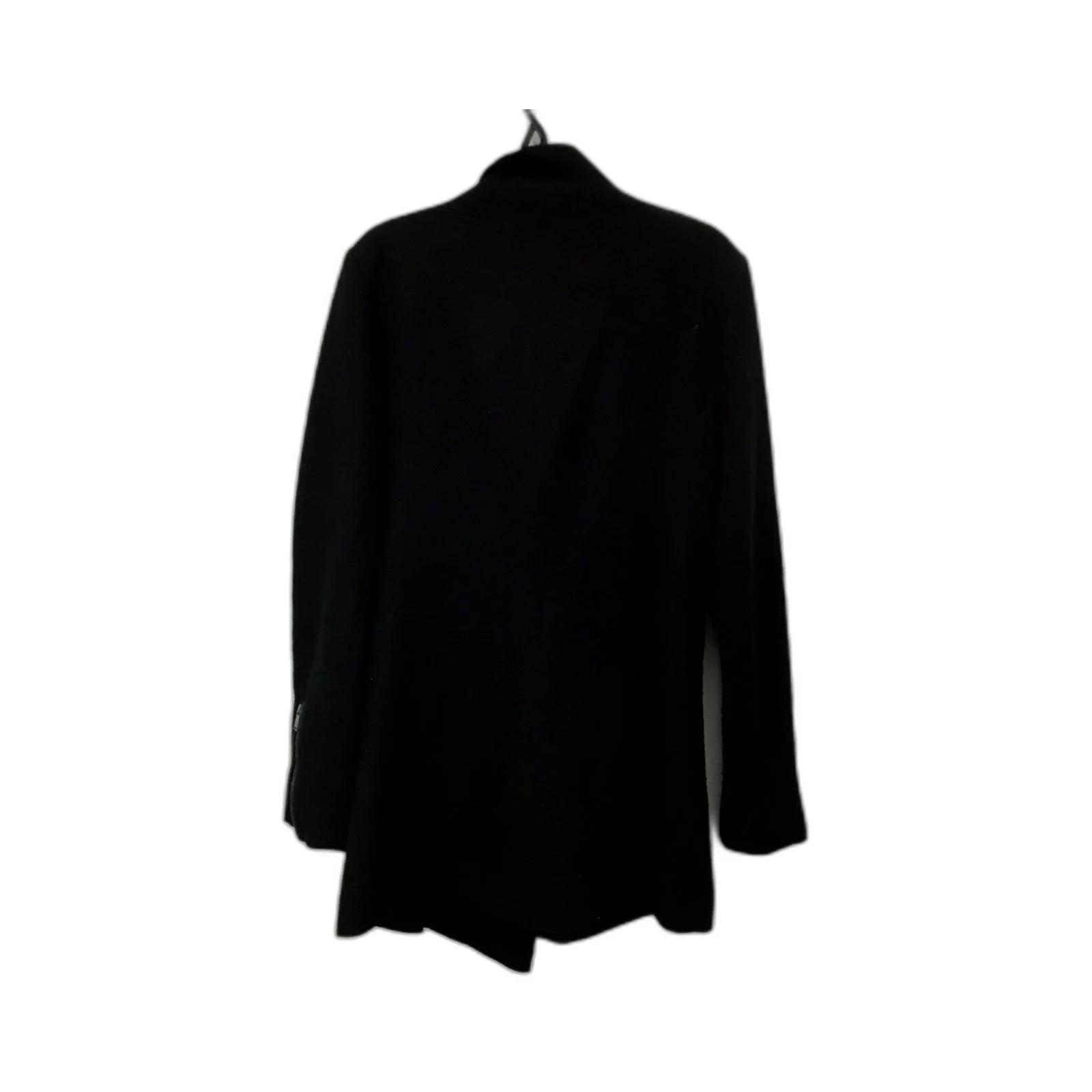 Marcs Womens Wool Coat Black Wool Moto Coat Jacket for Plus Size 14 Fashion - Image 2