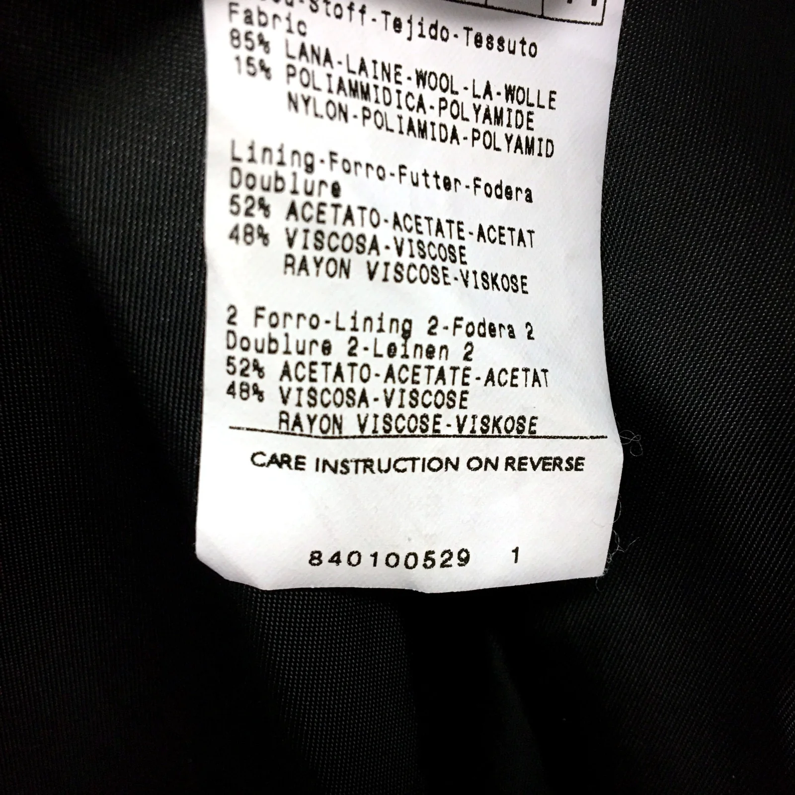 Max & Co Womens Double Breasted Hooded Wool Coat in Black, Size 12 - Image 8