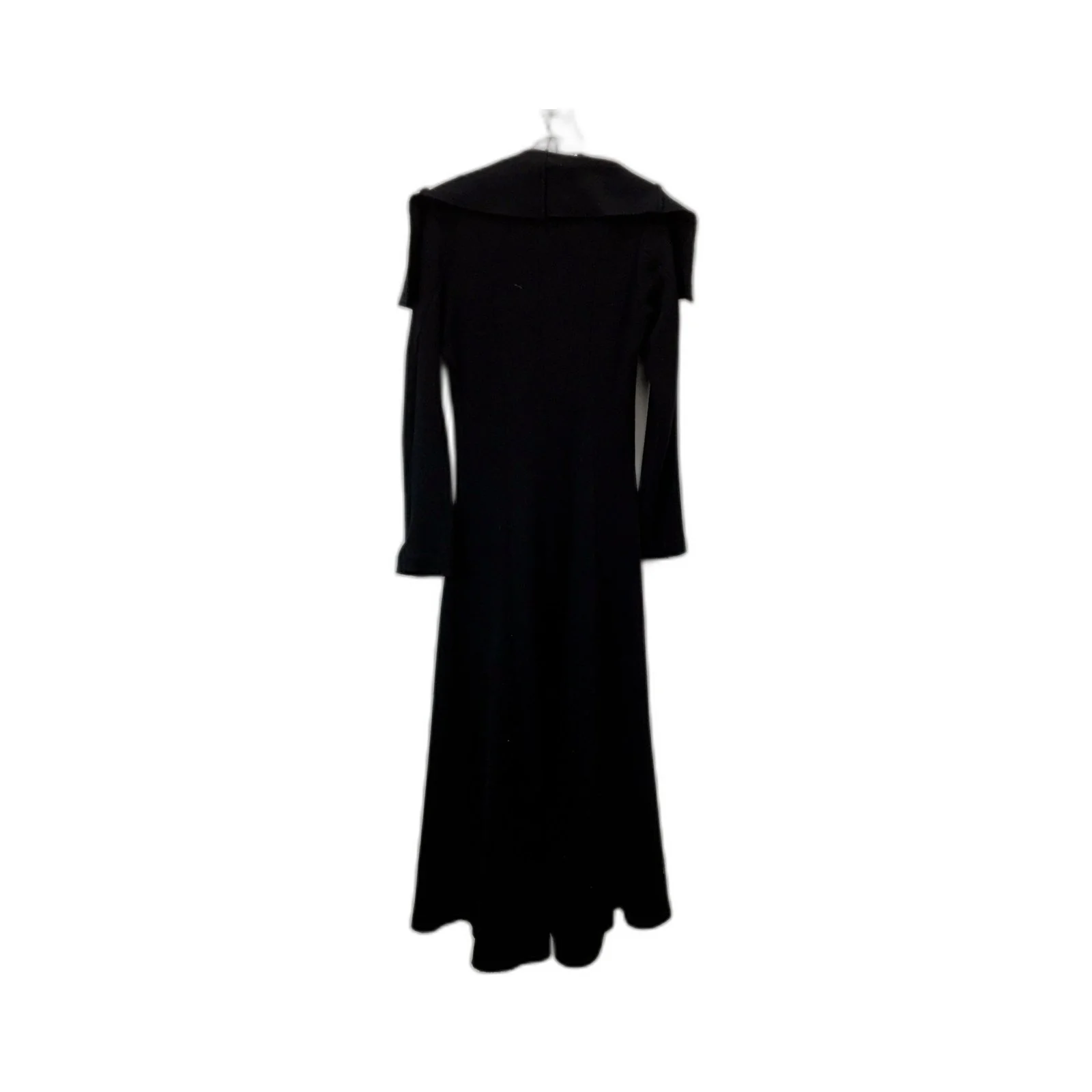 Transit Womens Long Coat Long Hooded Coat in Black - Warm & Comfortable Size 4 - Image 2