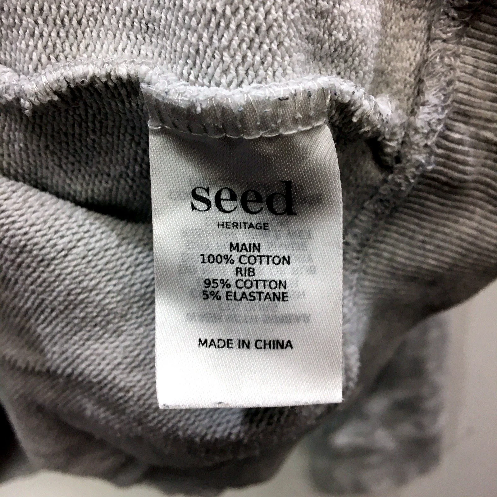 Seed Womens Gray Pullover Sweatshirt Comfortable Soft Cotton Blend Size XL - Image 5