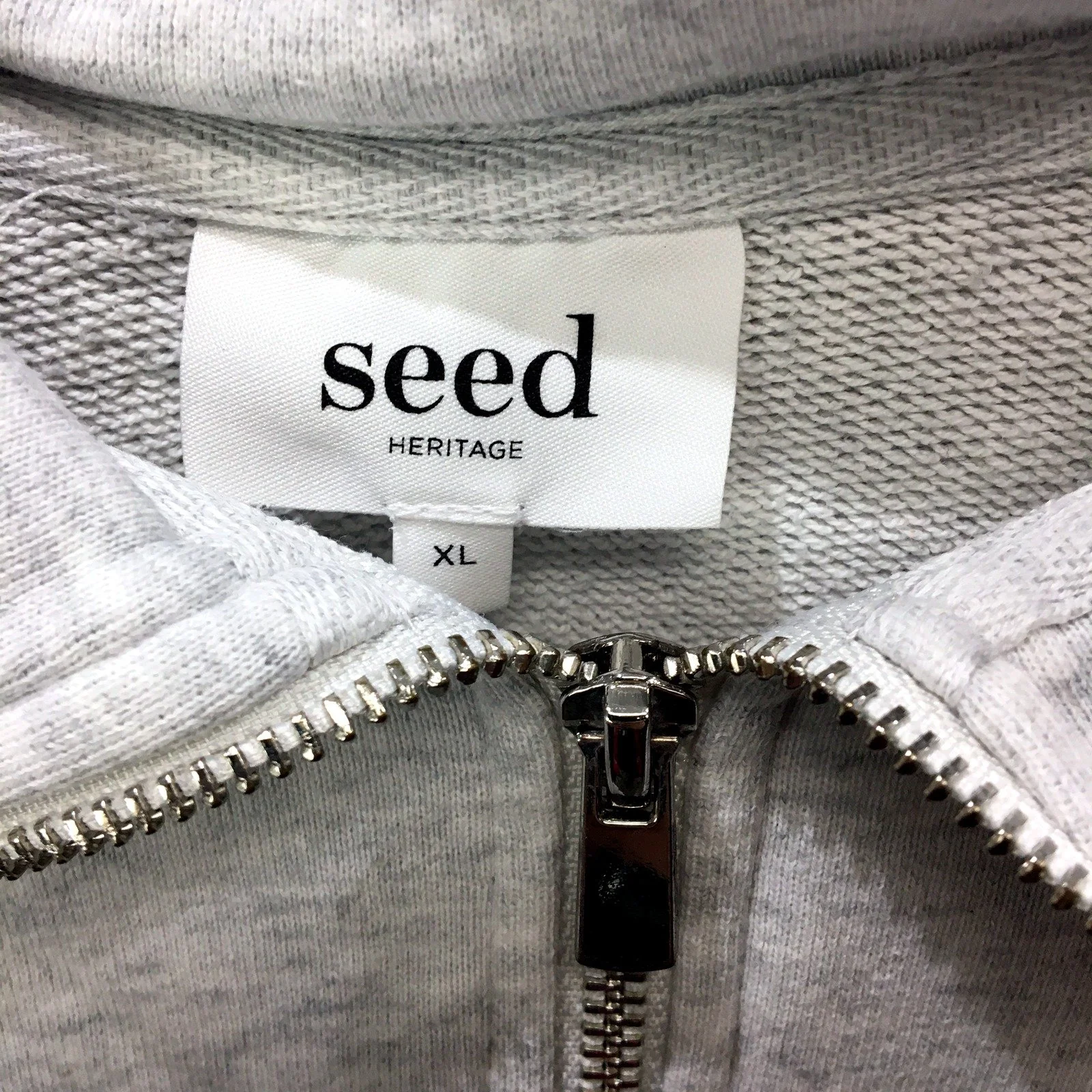 Seed Womens Gray Pullover Sweatshirt Comfortable Soft Cotton Blend Size XL - Image 6