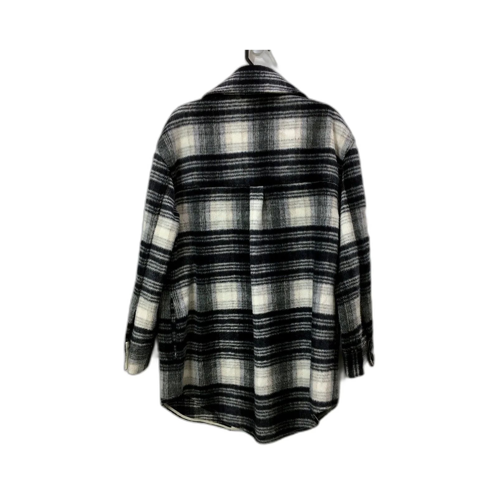 Witchery Womens Plaid Wool Blend Coat Warm Comfortable Multi Color Size 10 - Image 2