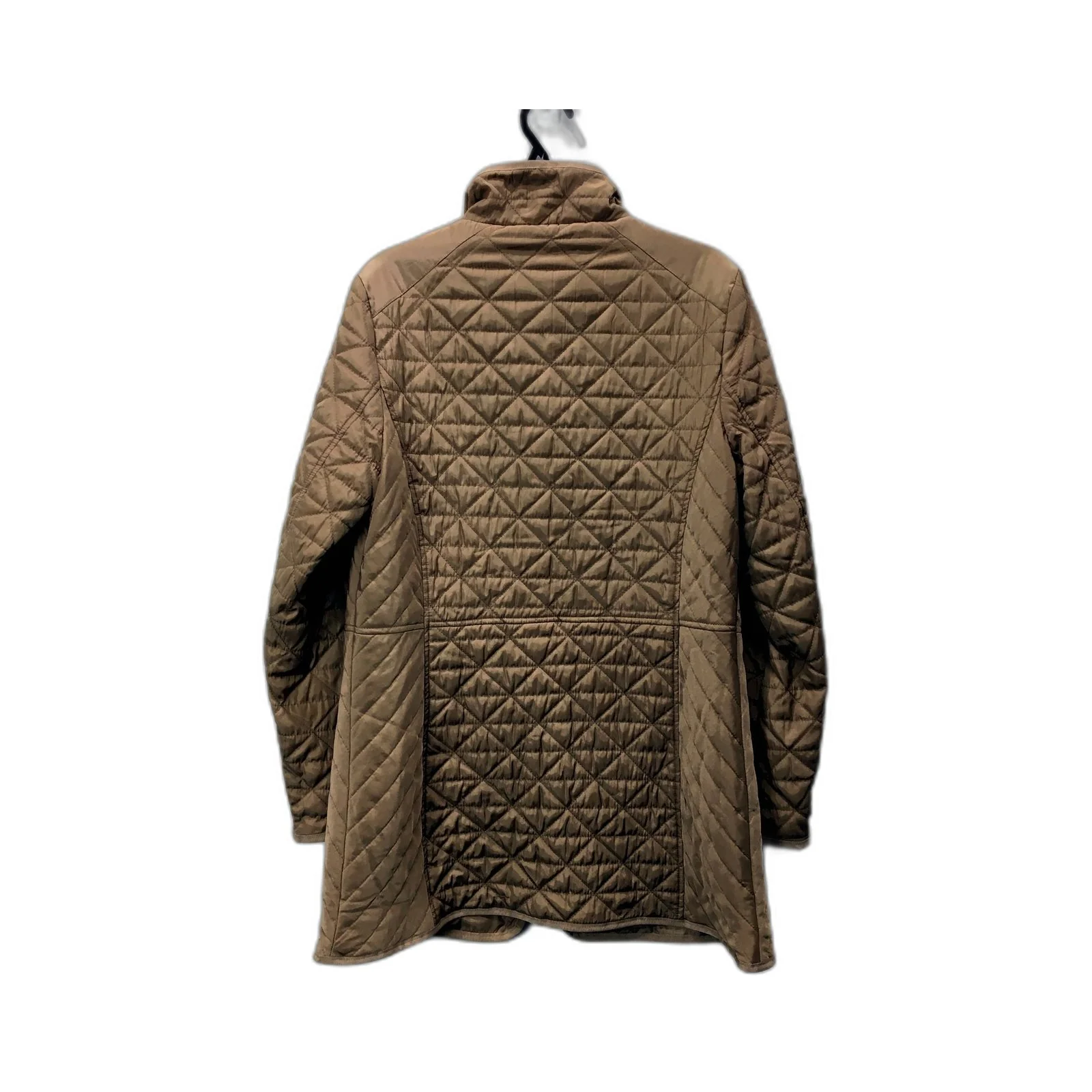 W-Lane Womens Quilted Jacket by - Tan, Comfortable, Warm Polyester, Size 10 - Image 2