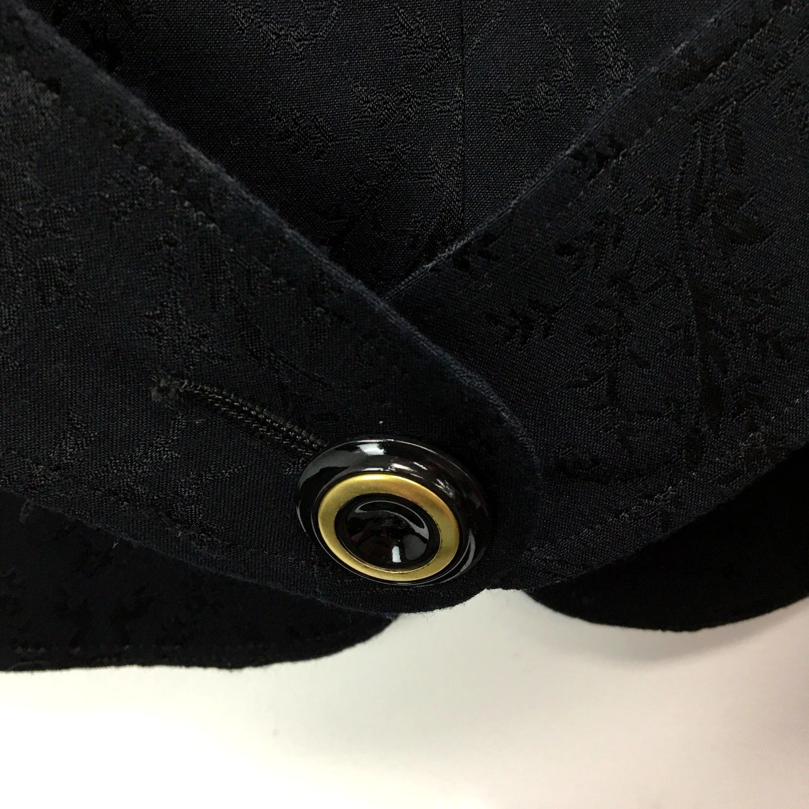Jane Lamerton Womens Textured Cropped Black Blazer Size 14 - Image 3